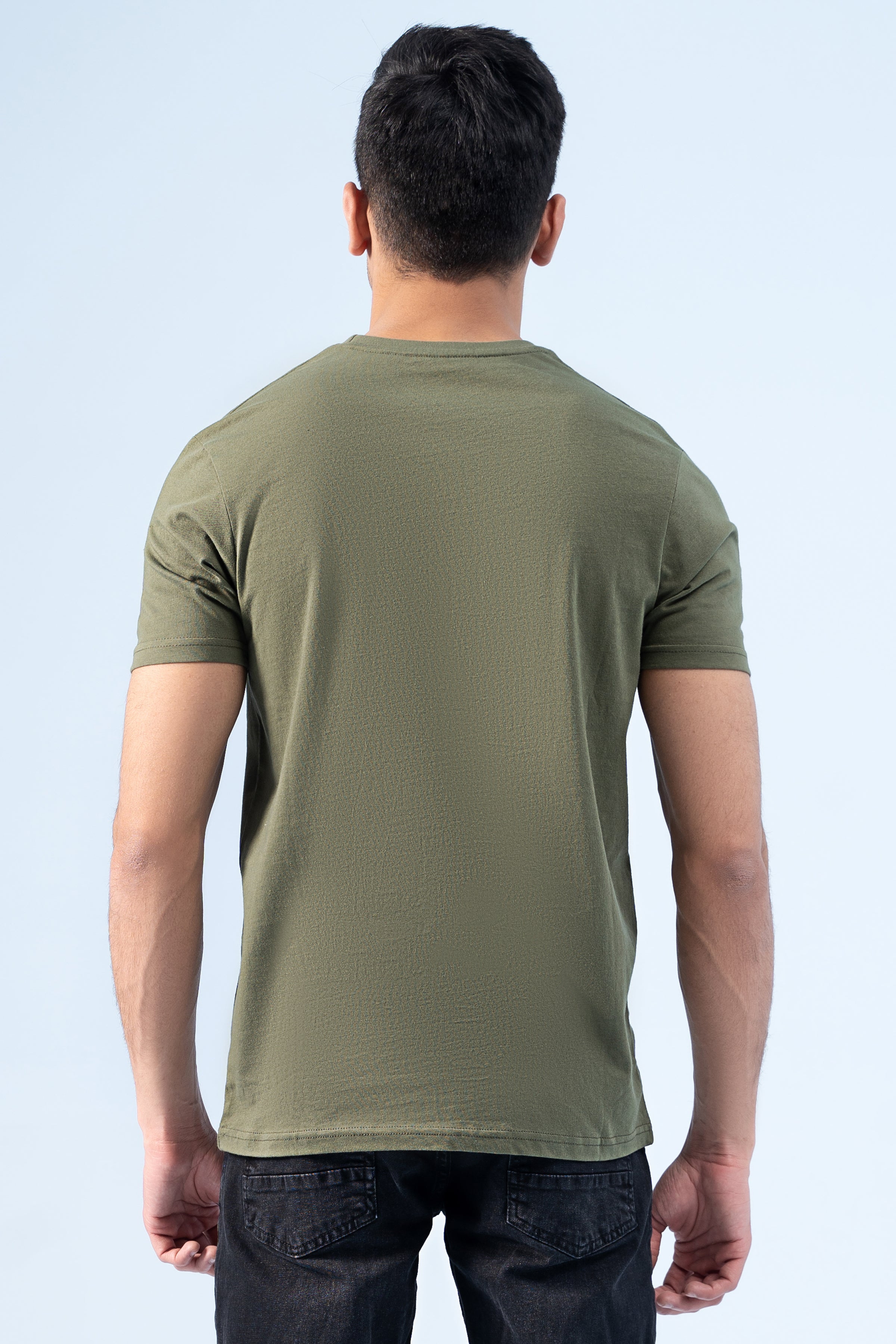 T-SHIRT OLIVE GREEN - Charcoal Clothing