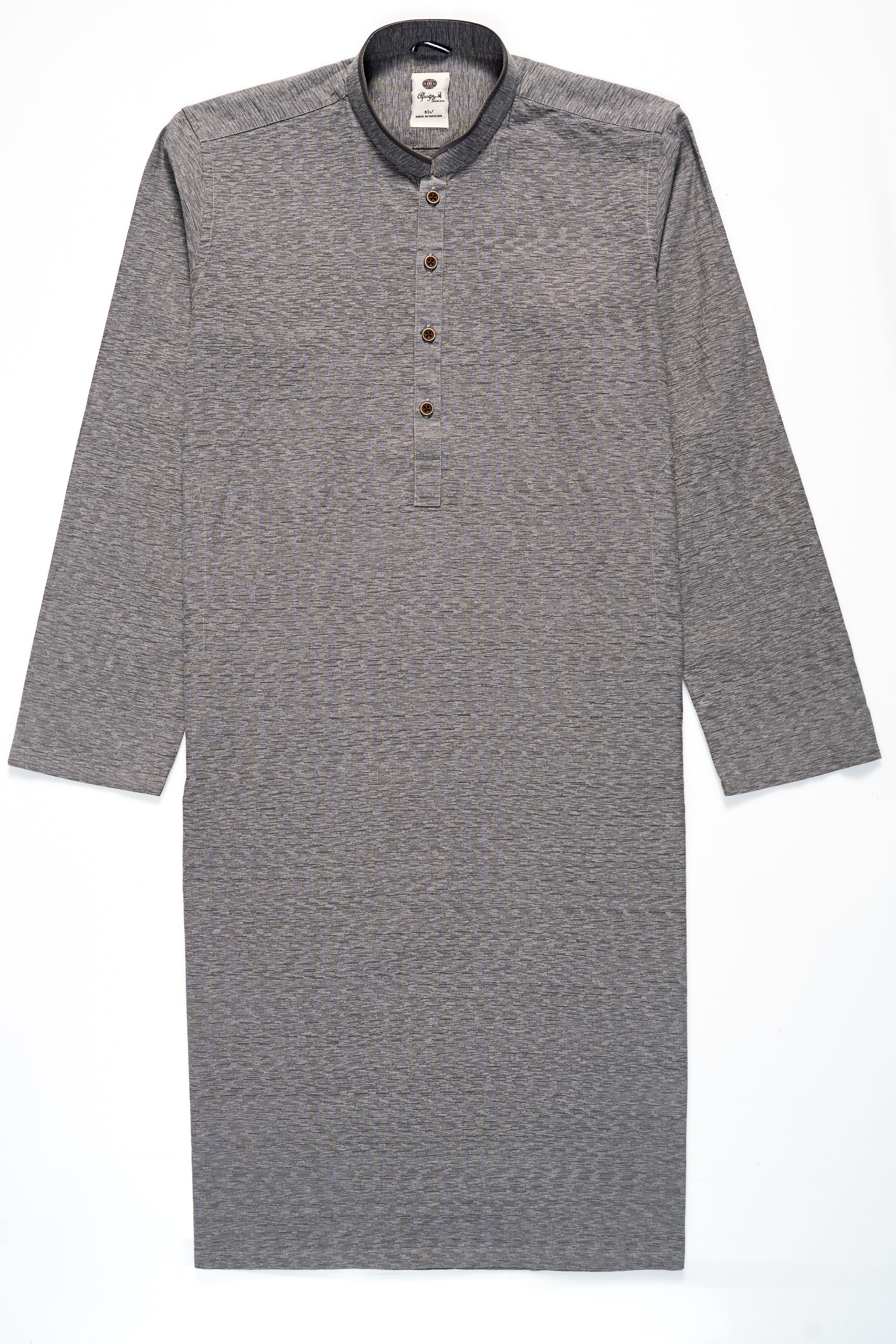 KURTA GREY Charcoal Clothing