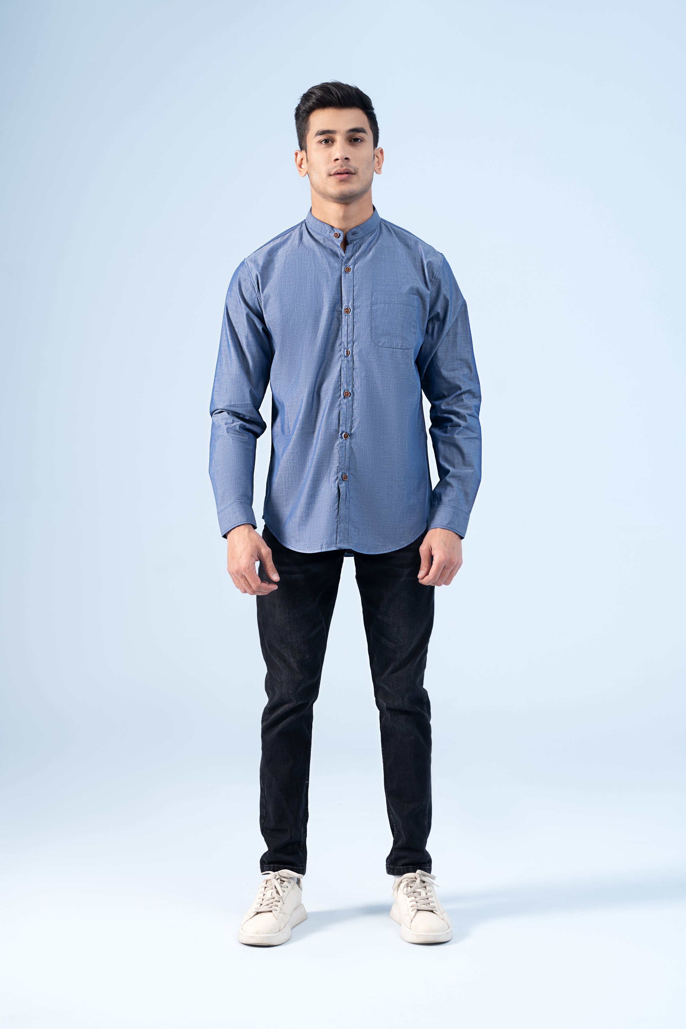 CASUAL SHIRT BLUE - Charcoal Clothing