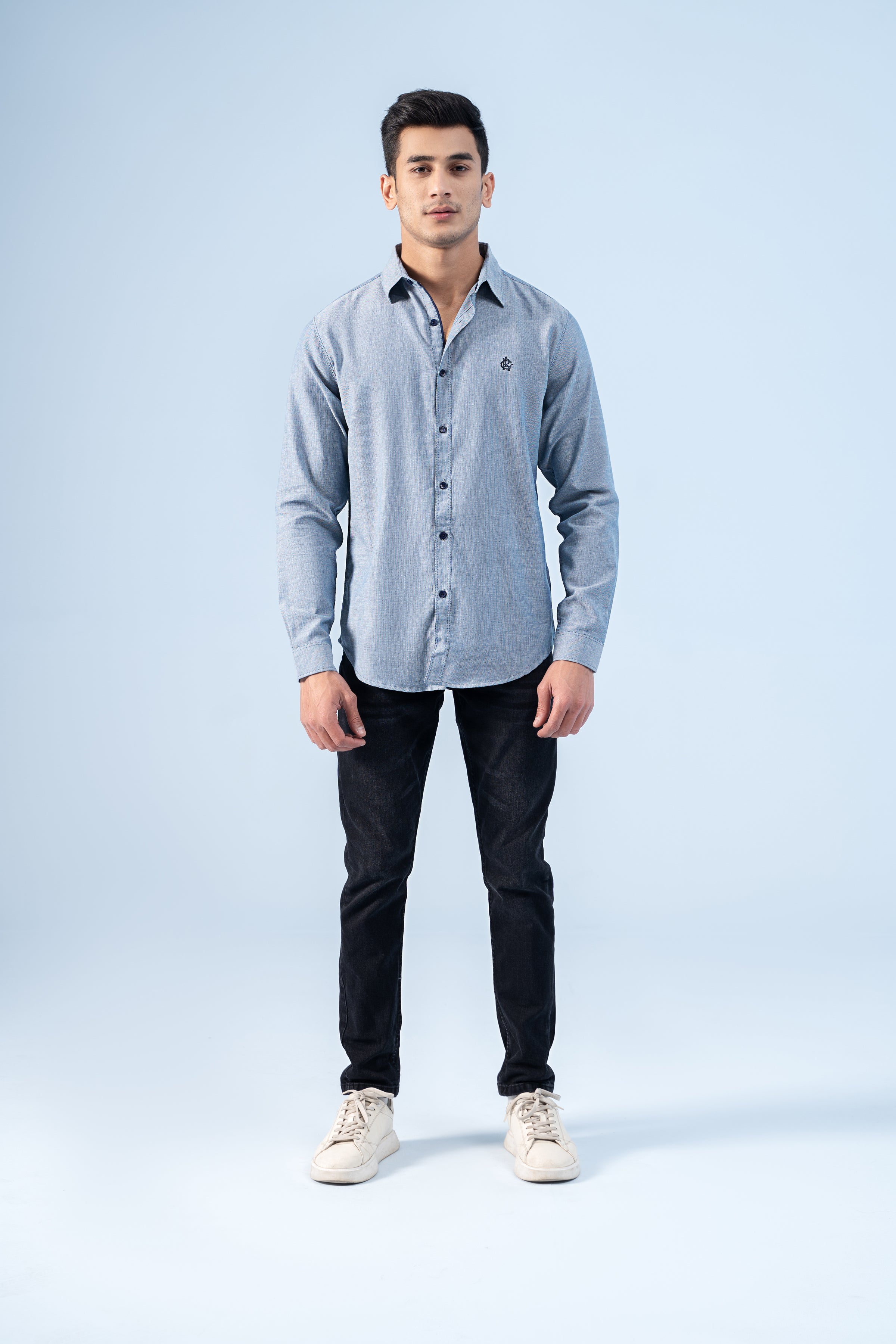 CASUAL SHIRT BLUE - Charcoal Clothing