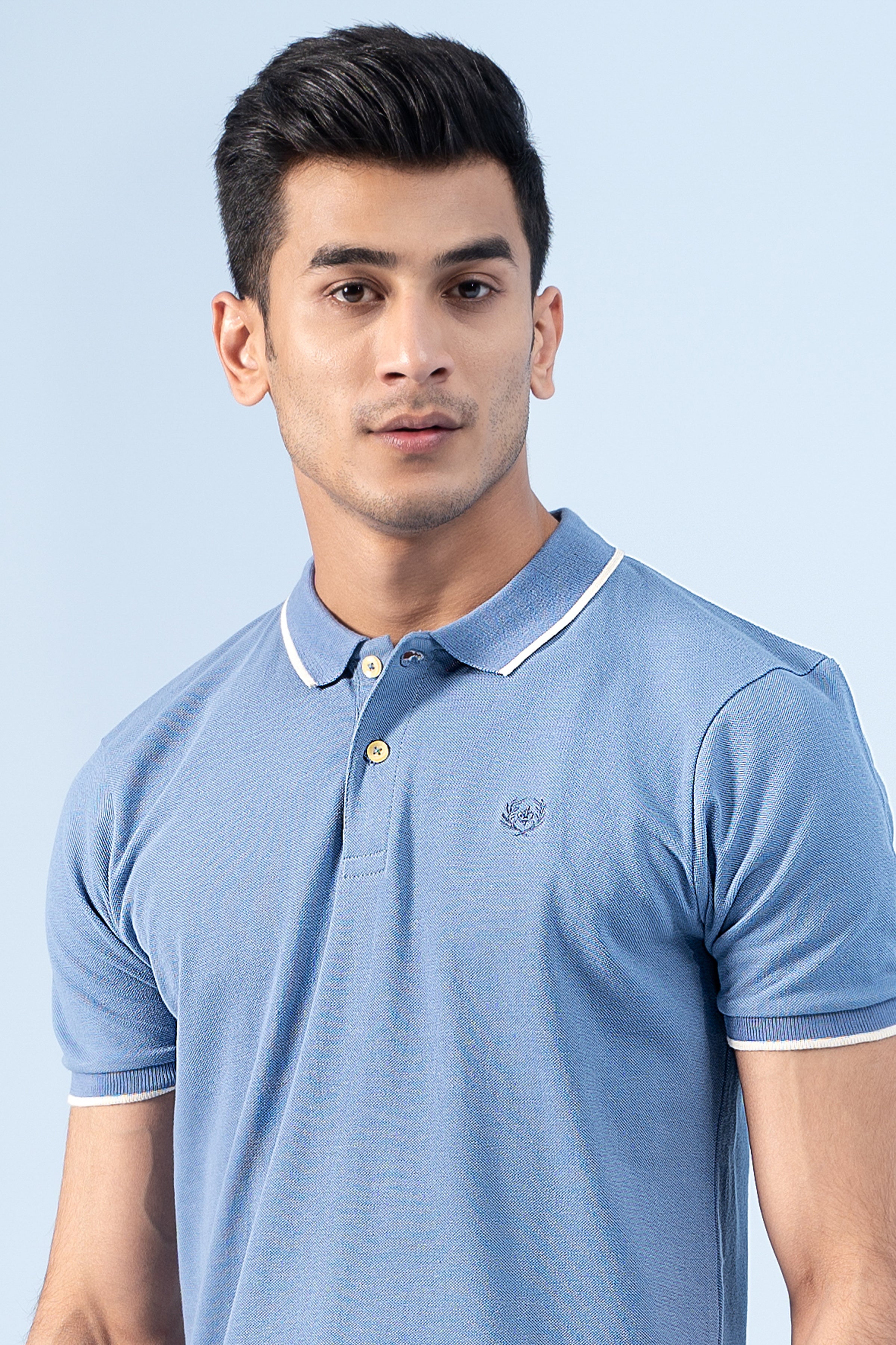 CLASSIC POLO INDIGO BLUE - Charcoal Clothing