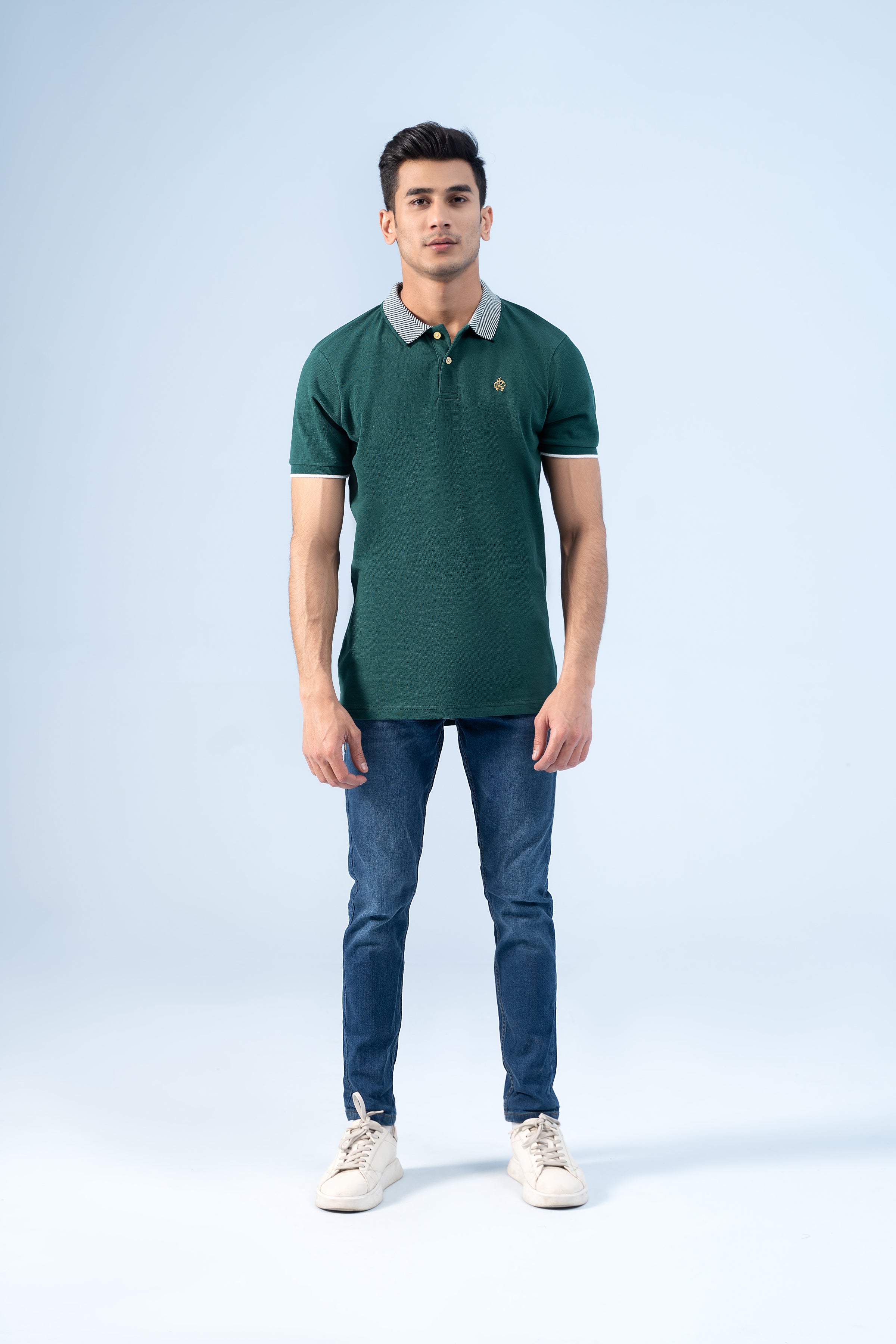 SIGNATURE POLO GREEN - Charcoal Clothing