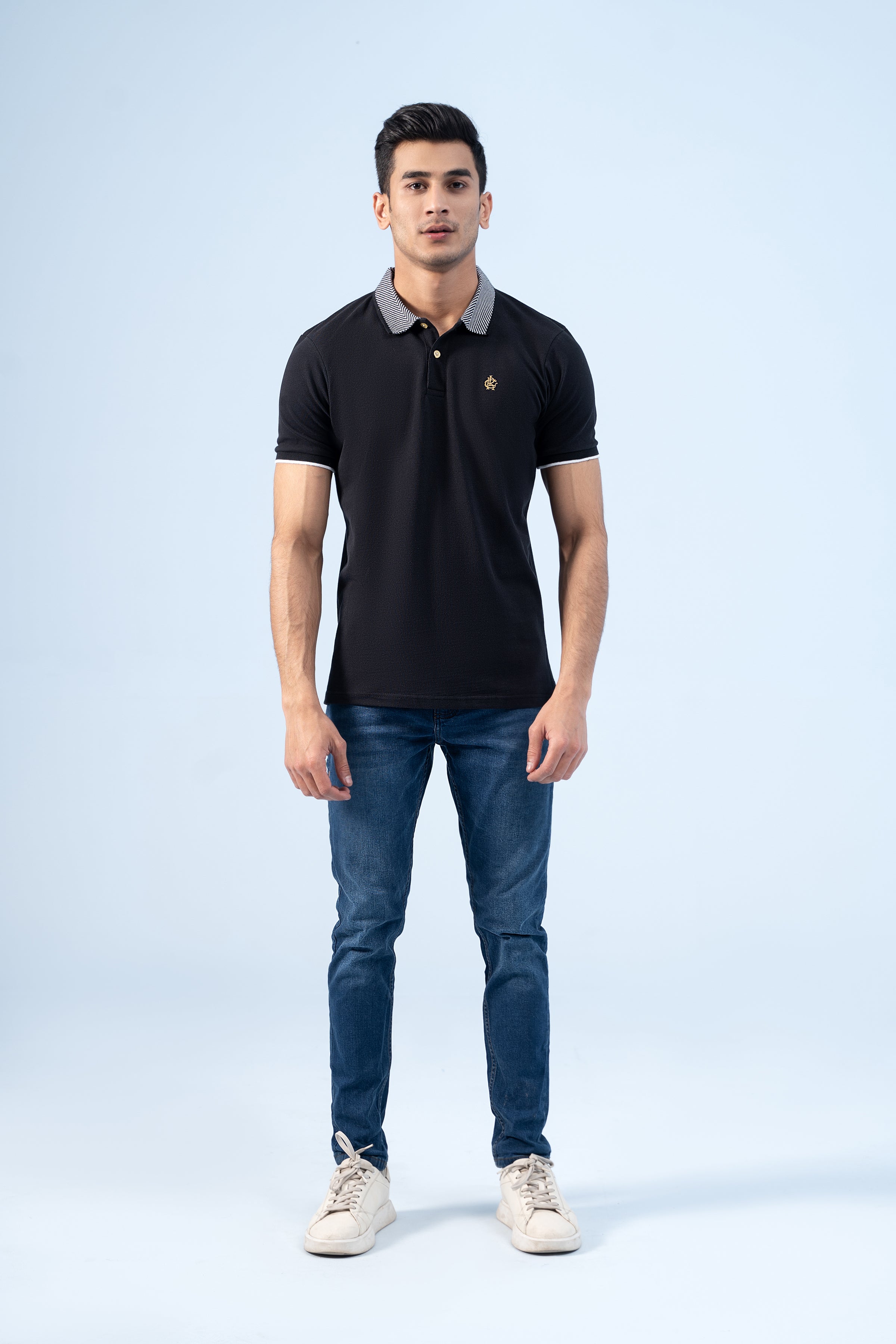 SIGNATURE POLO BLACK - Charcoal Clothing