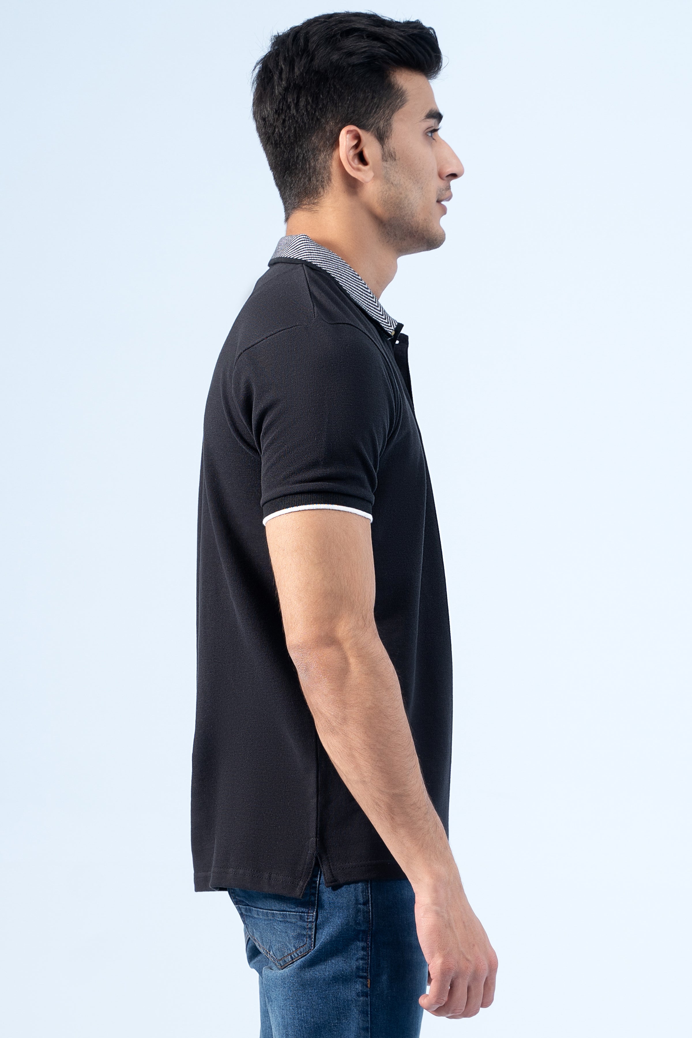 SIGNATURE POLO BLACK - Charcoal Clothing