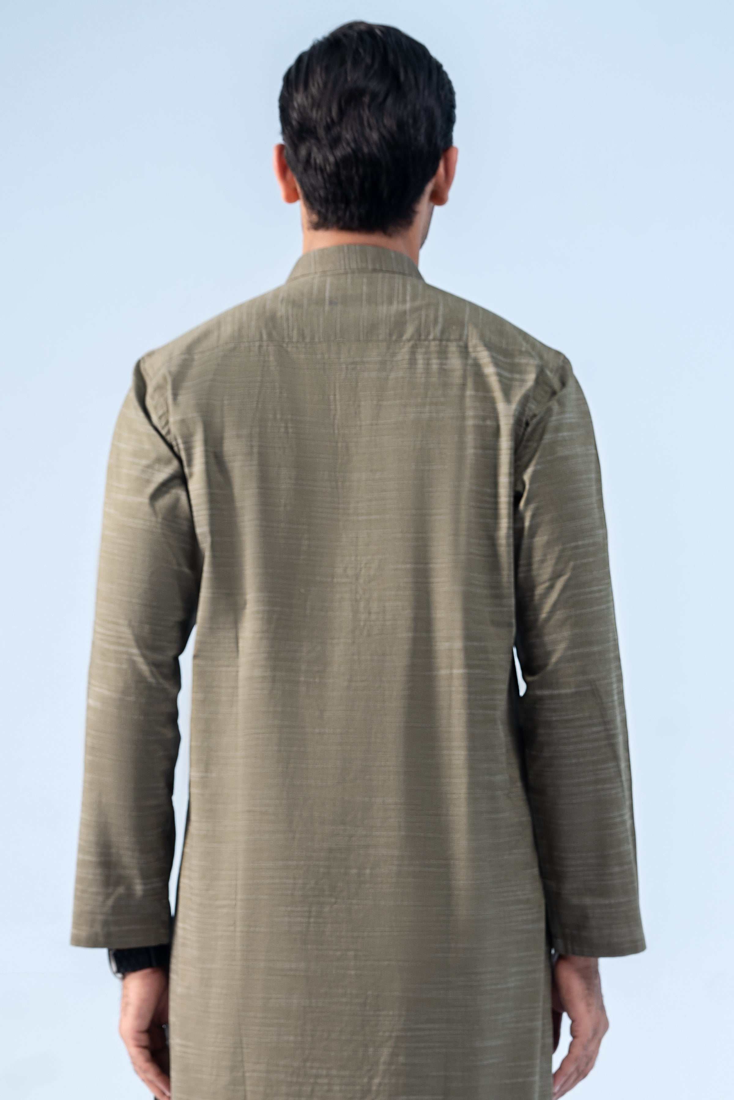 KURTA OLIVE - Charcoal Clothing