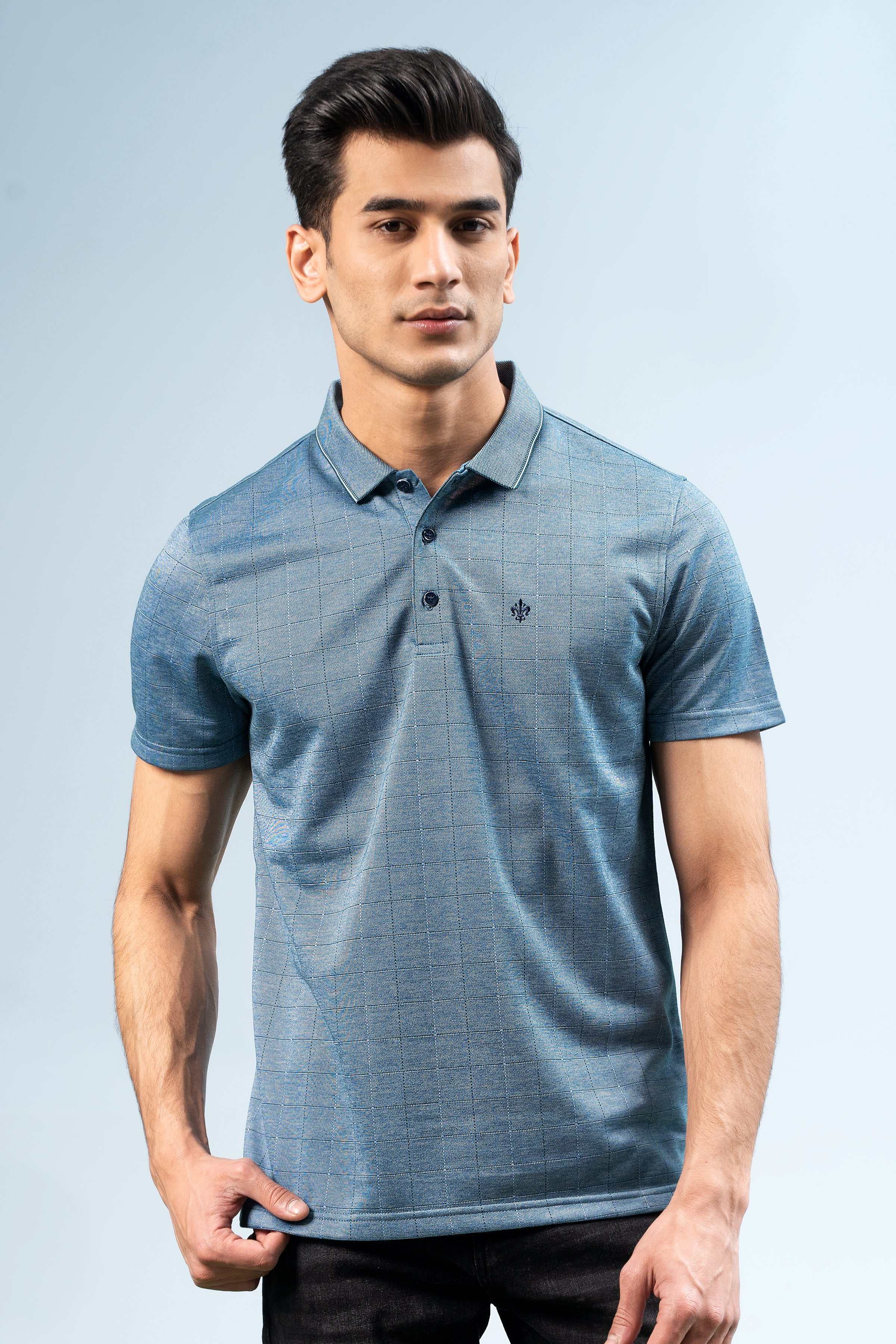 EXECUTIVE ICONIC POLO DARK BLUE – Charcoal Clothing