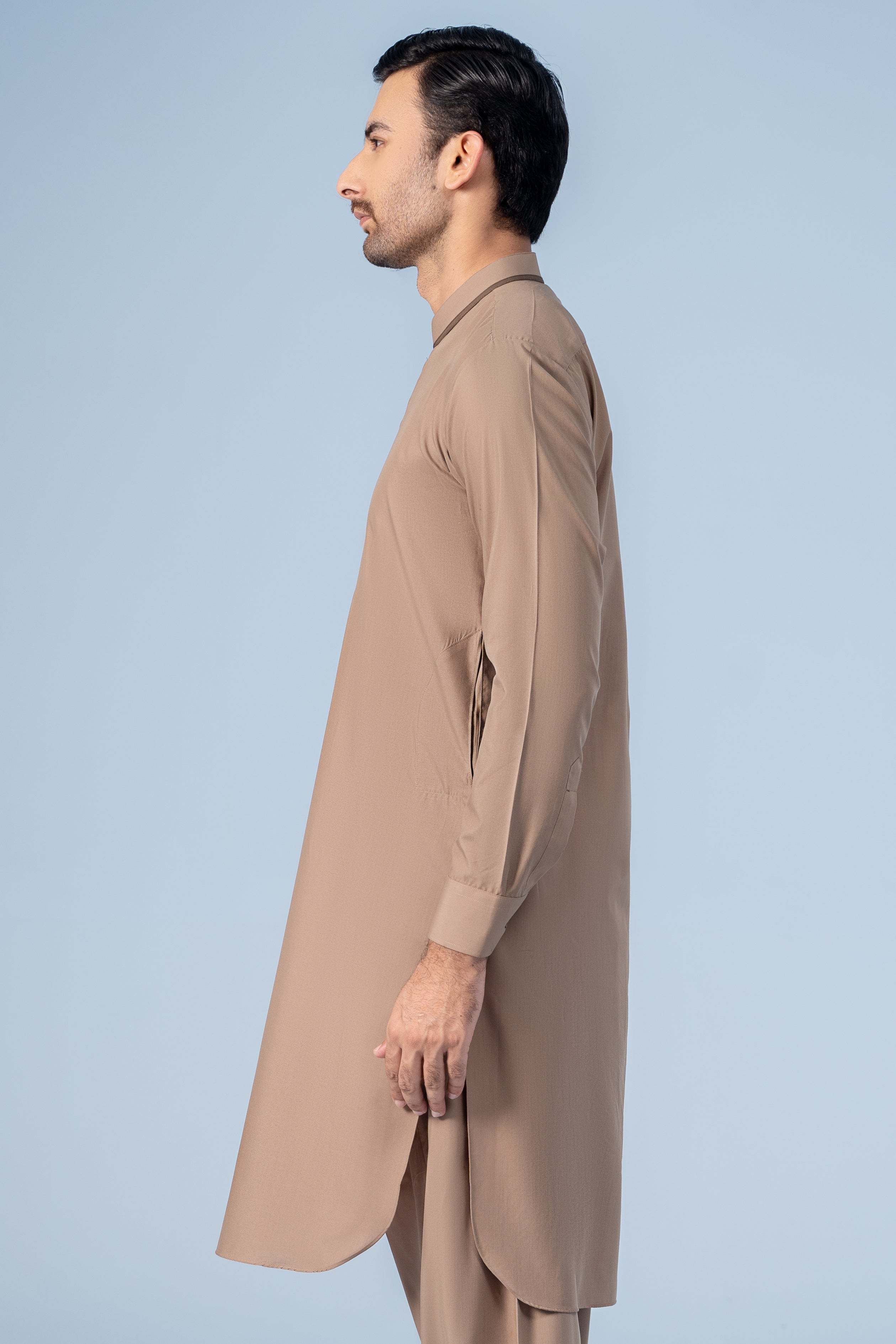 SHALWAR KAMEEZ KHAKI - Charcoal Clothing