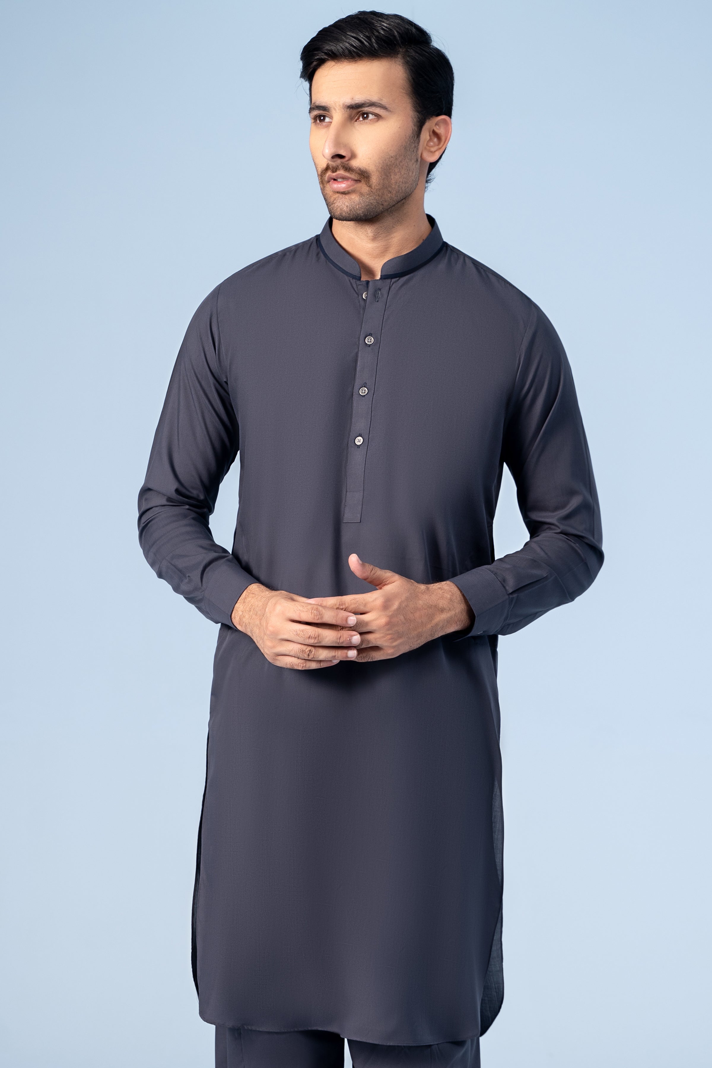 SHALWAR KAMEEZ DARK GREY - Charcoal Clothing