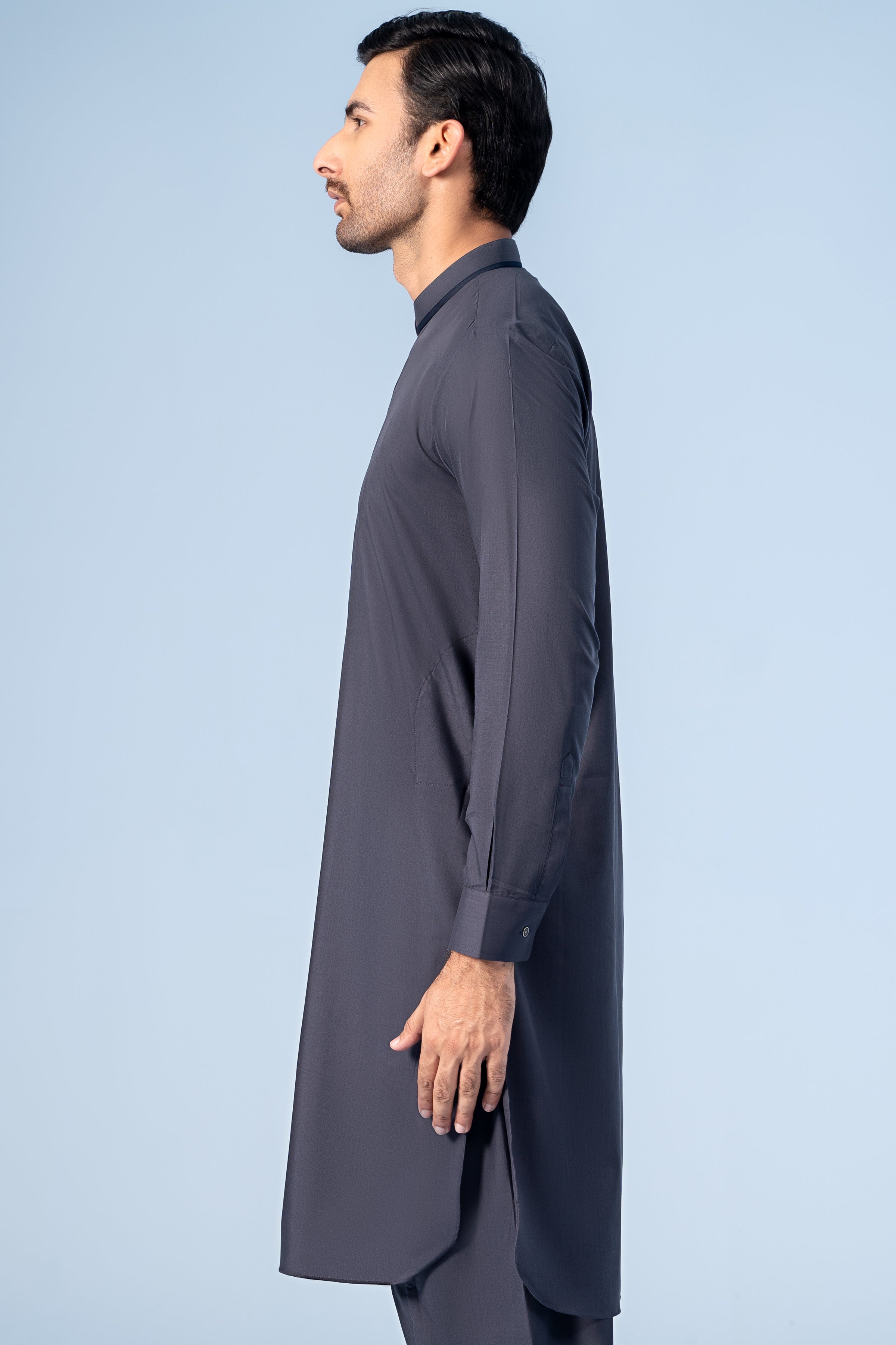 SHALWAR KAMEEZ DARK GREY - Charcoal Clothing