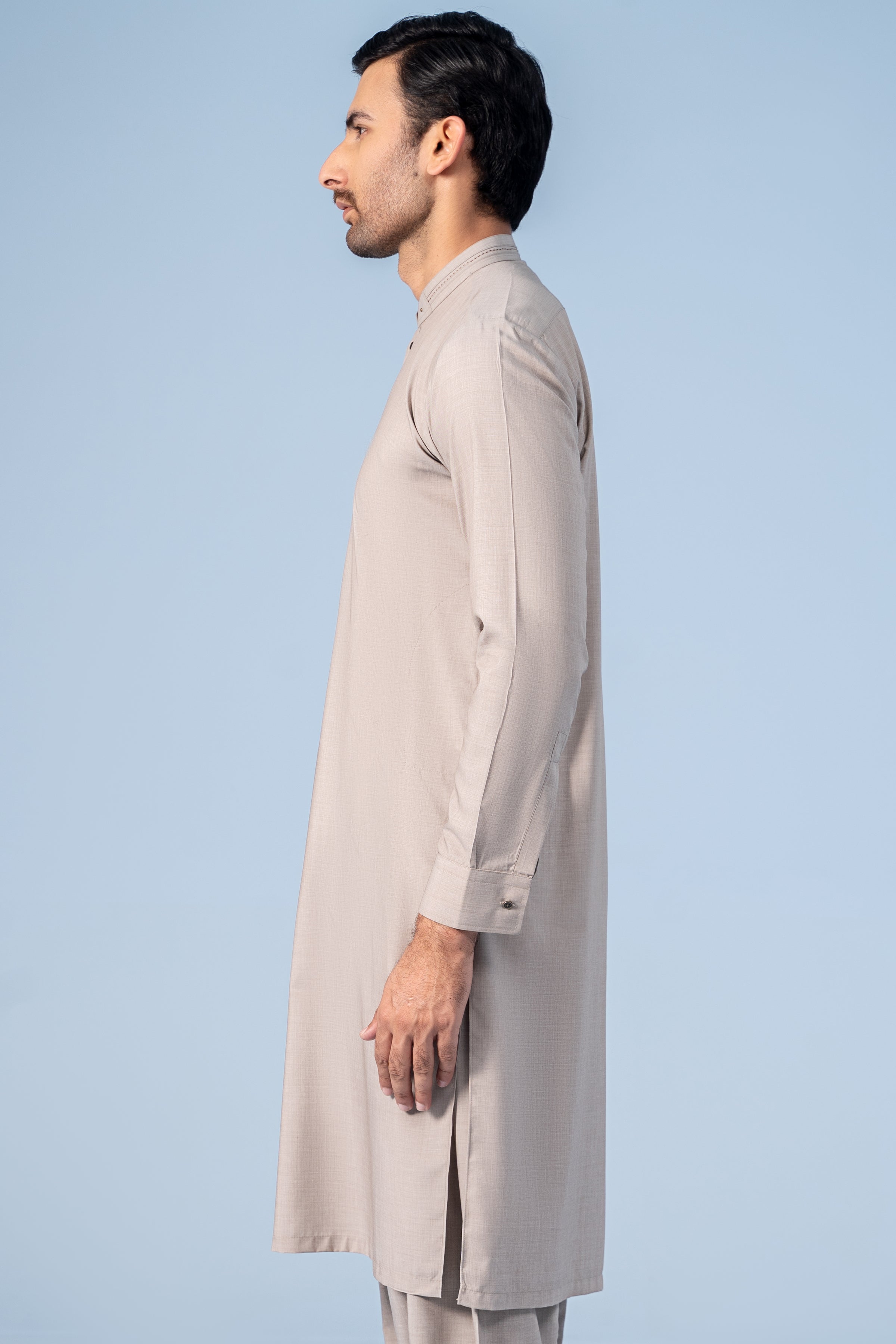 SHALWAR KAMEEZ KHAKI - Charcoal Clothing