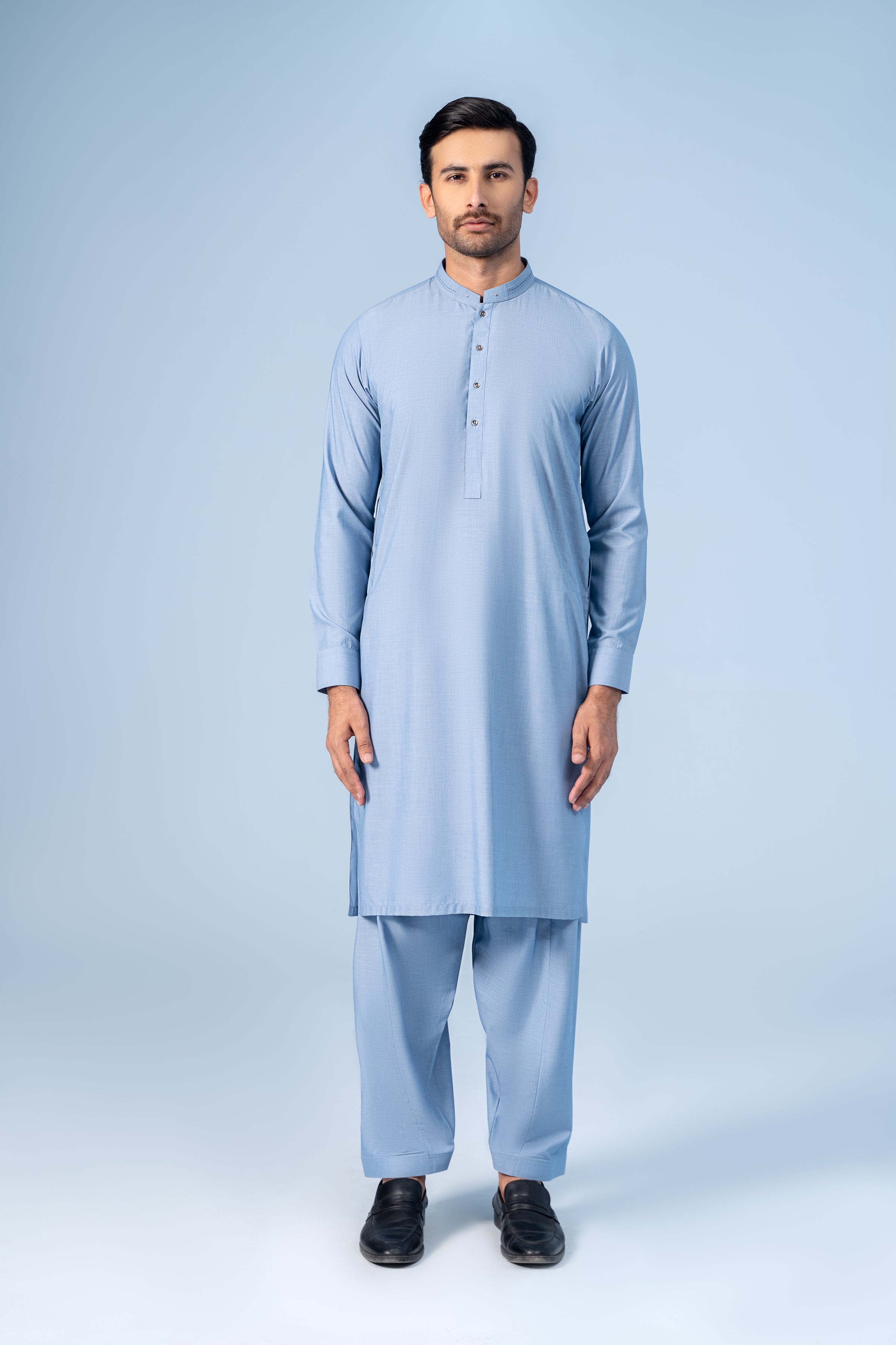 SHALWAR KAMEEZ MID BLUE - Charcoal Clothing
