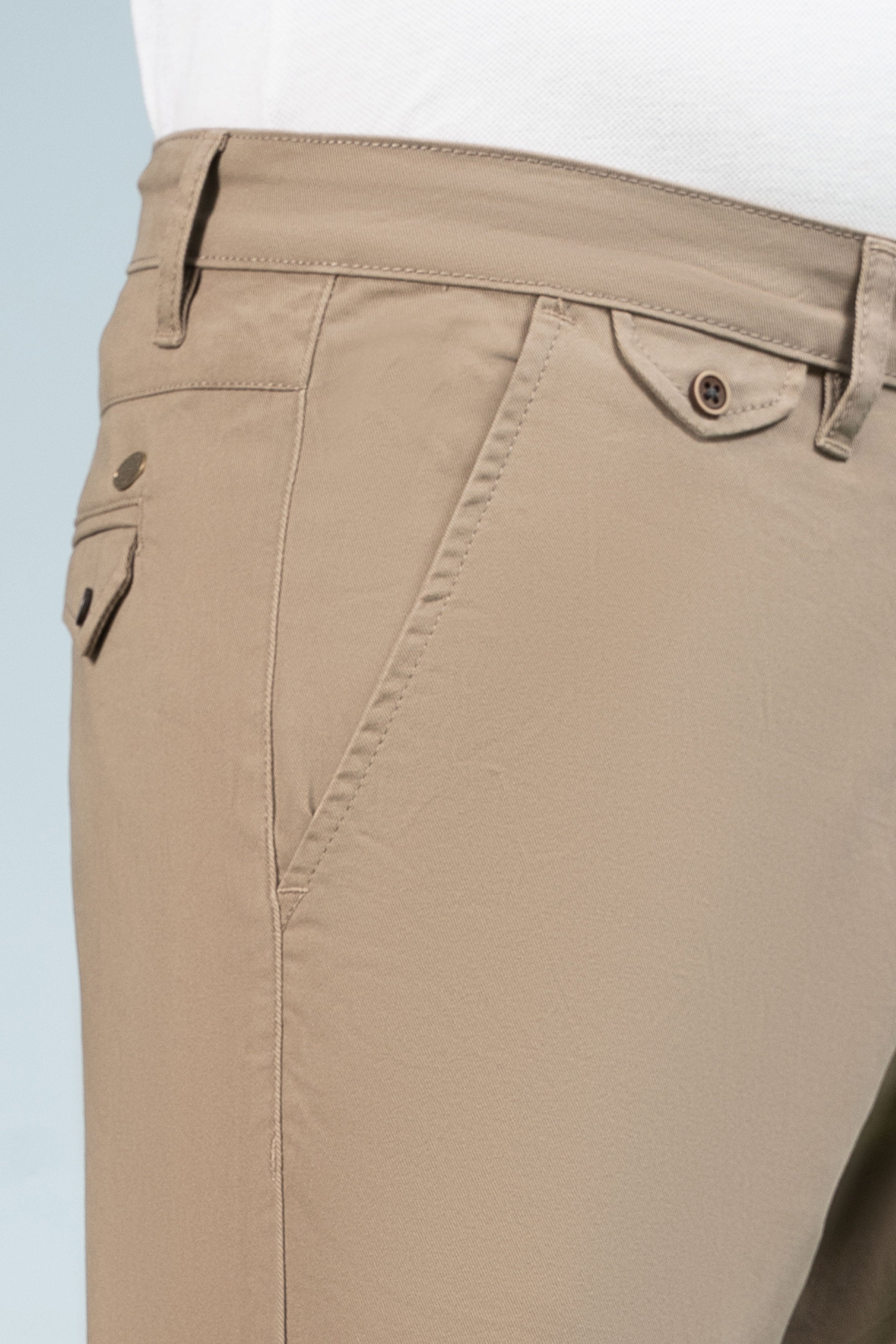 CROSS POCKET CASUAL PANT LIGHT BROWN - Charcoal Clothing