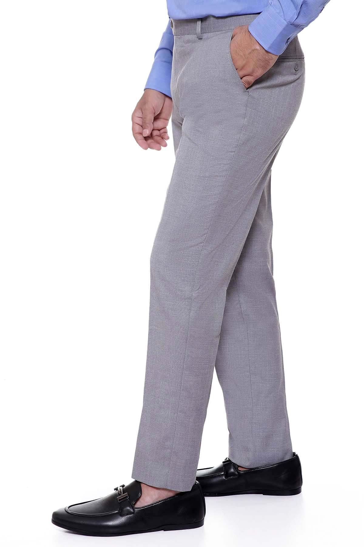 Dress Pant Smart fit Light Grey at Charcoal Clothing