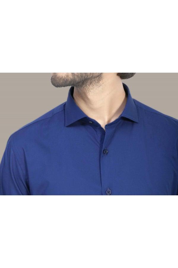 Dress Shirt Royal Blue at Charcoal Clothing