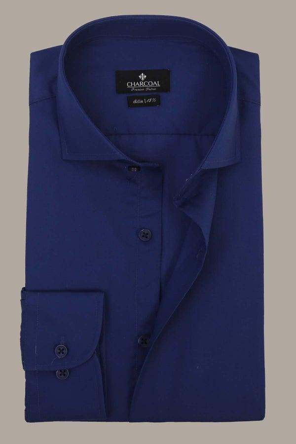 Dress Shirt Royal Blue at Charcoal Clothing