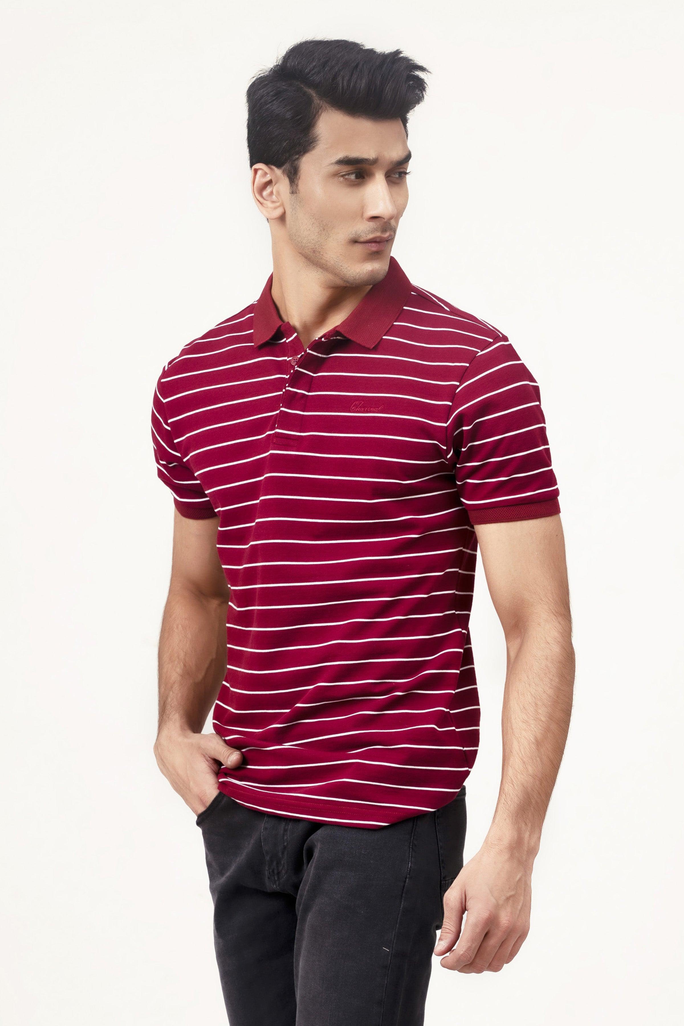 EXCLUSIVE POLO MAROON at Charcoal Clothing