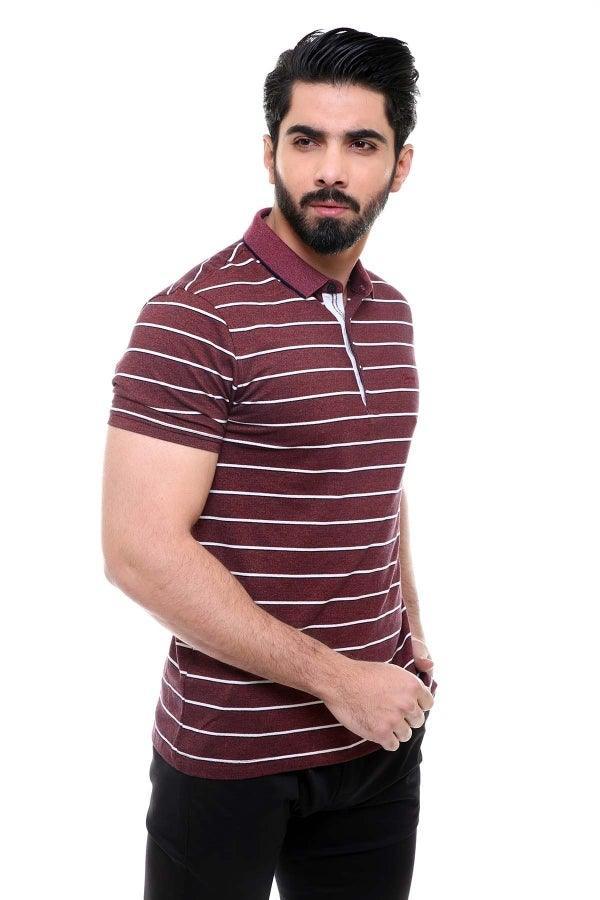 EXCLUSIVE T SHIRT MAROON at Charcoal Clothing