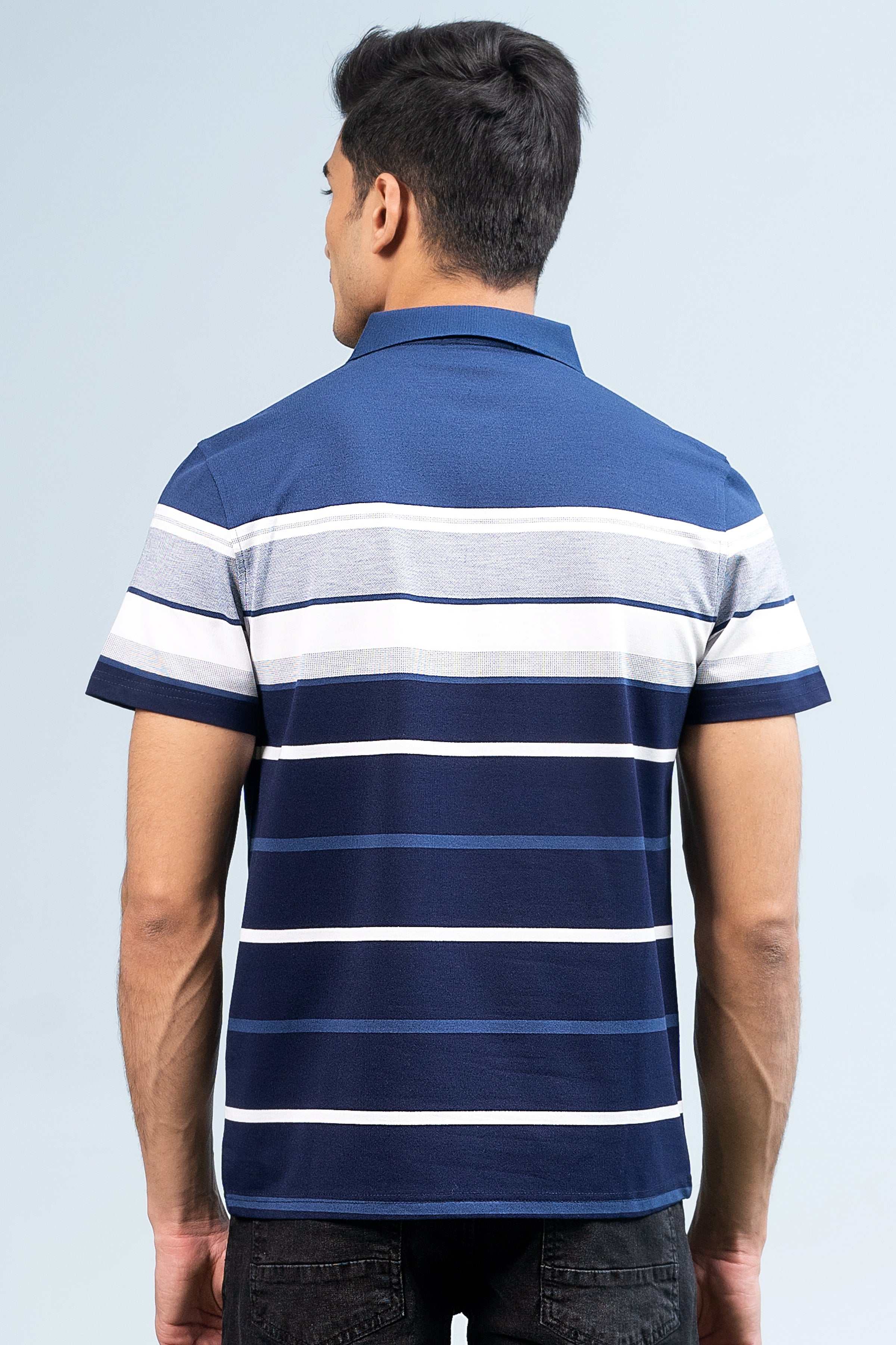 EXECUTIVE ICONIC POLO NAVY at Charcoal Clothing