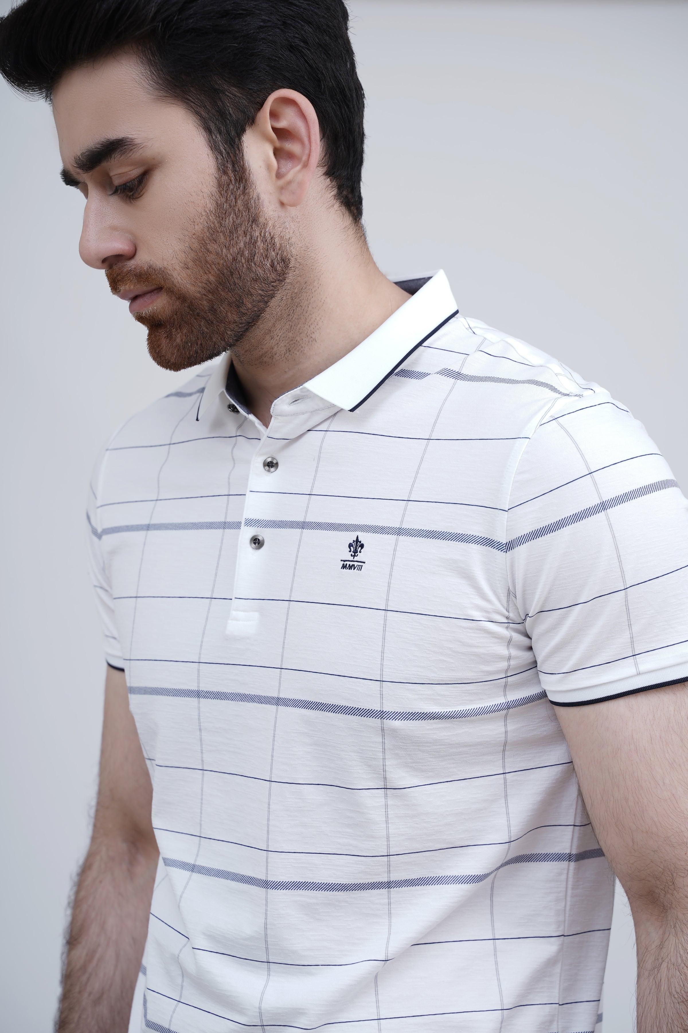 EXECUTIVE POLO WHITE at Charcoal Clothing