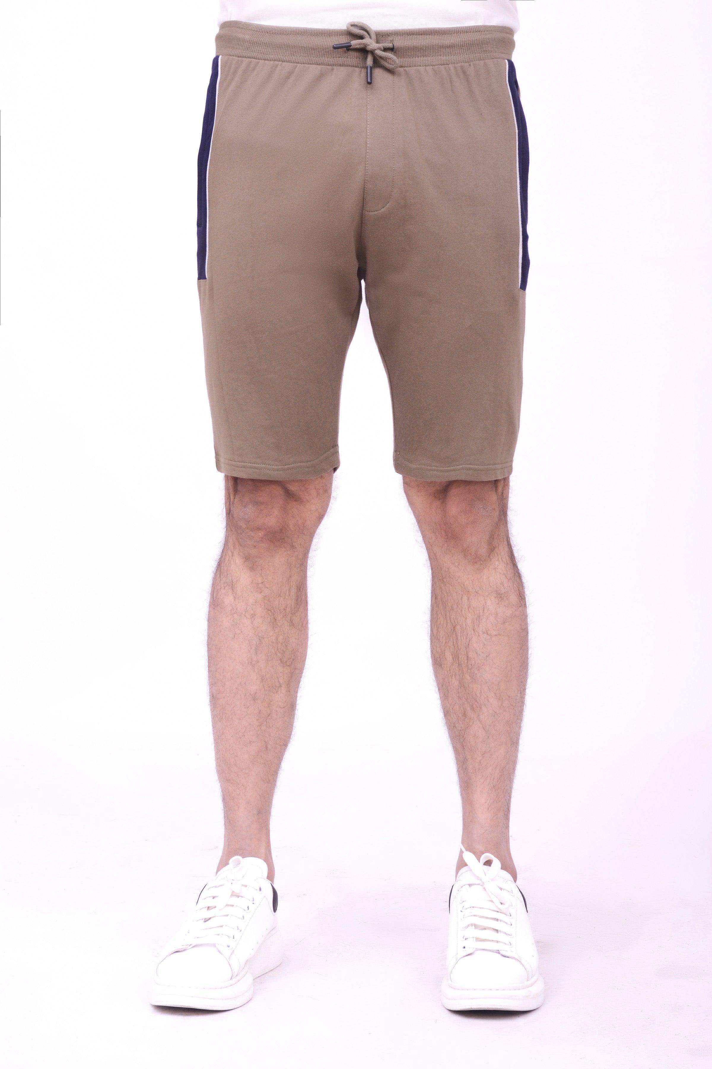 FRENCH TERRY SHORTS OLIVE at Charcoal Clothing