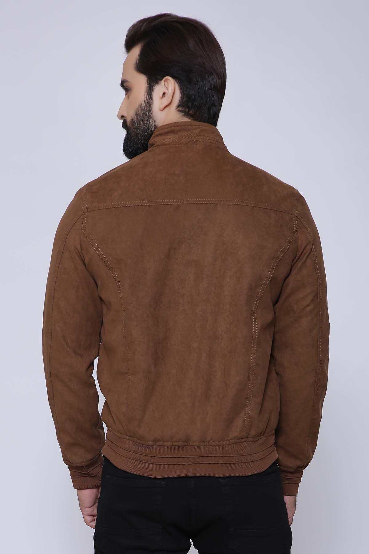 JACKET FULL SLEEVE BROWN at Charcoal Clothing