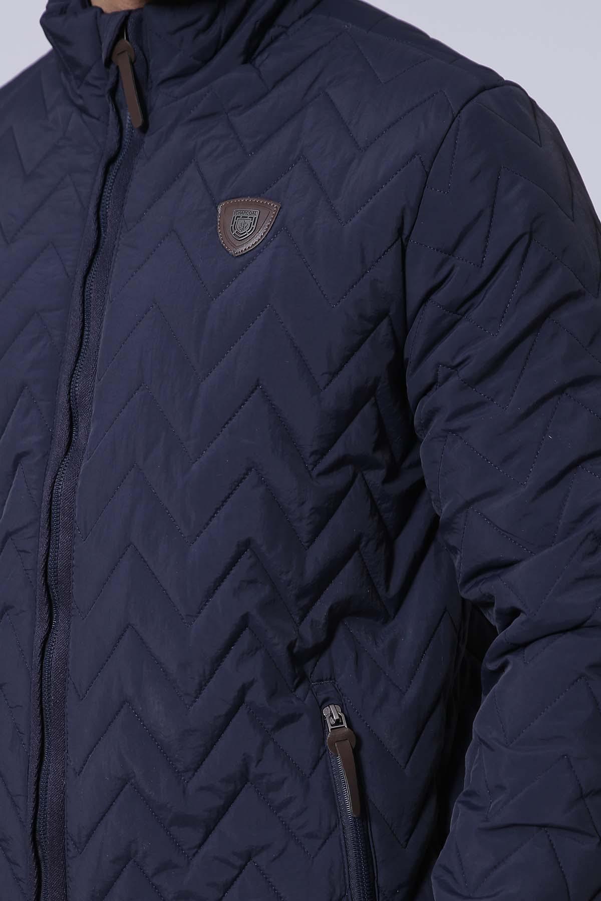 JACKET FULL SLEEVE NAVY at Charcoal Clothing