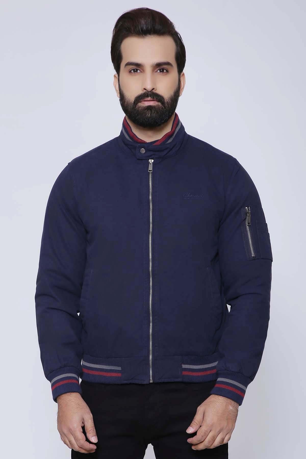 JACKET FULL SLEEVE NAVY at Charcoal Clothing