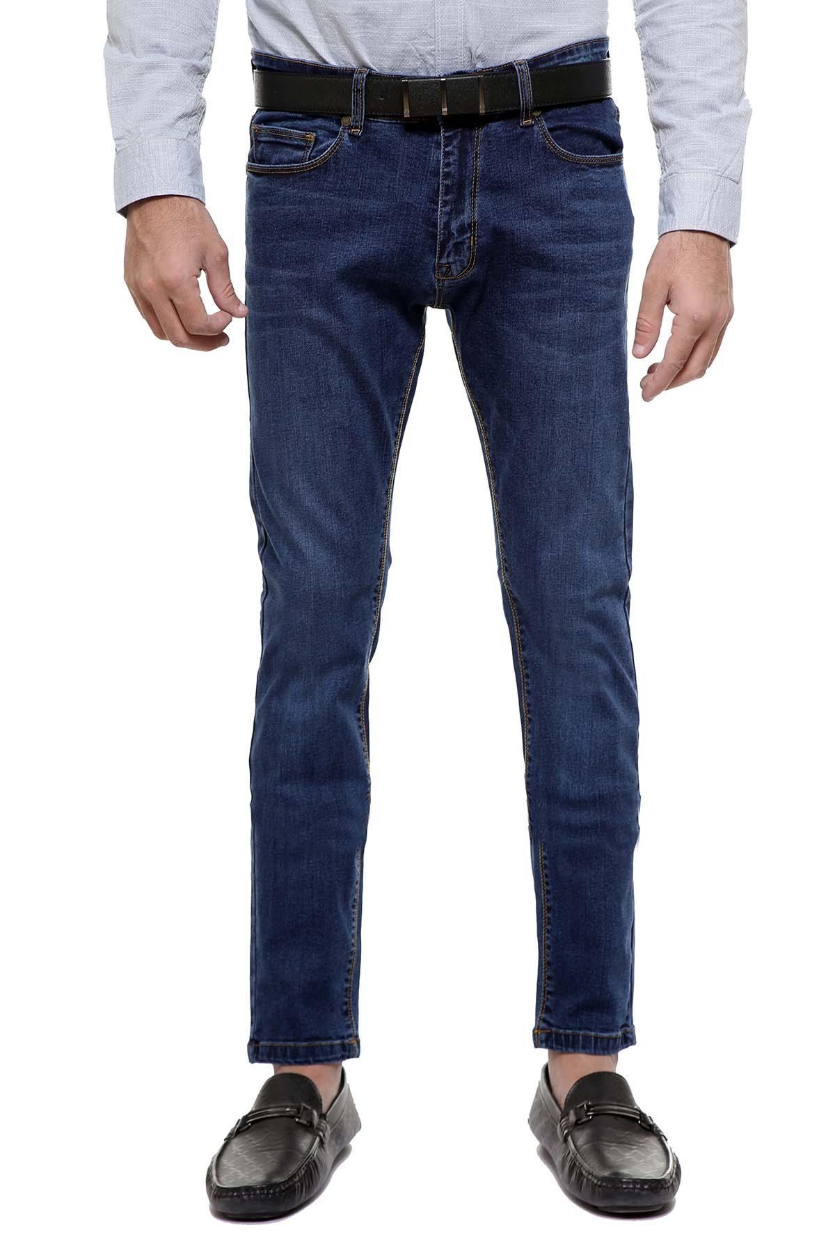 JEAN SKINNY FIT DENIM BLUE at Charcoal Clothing