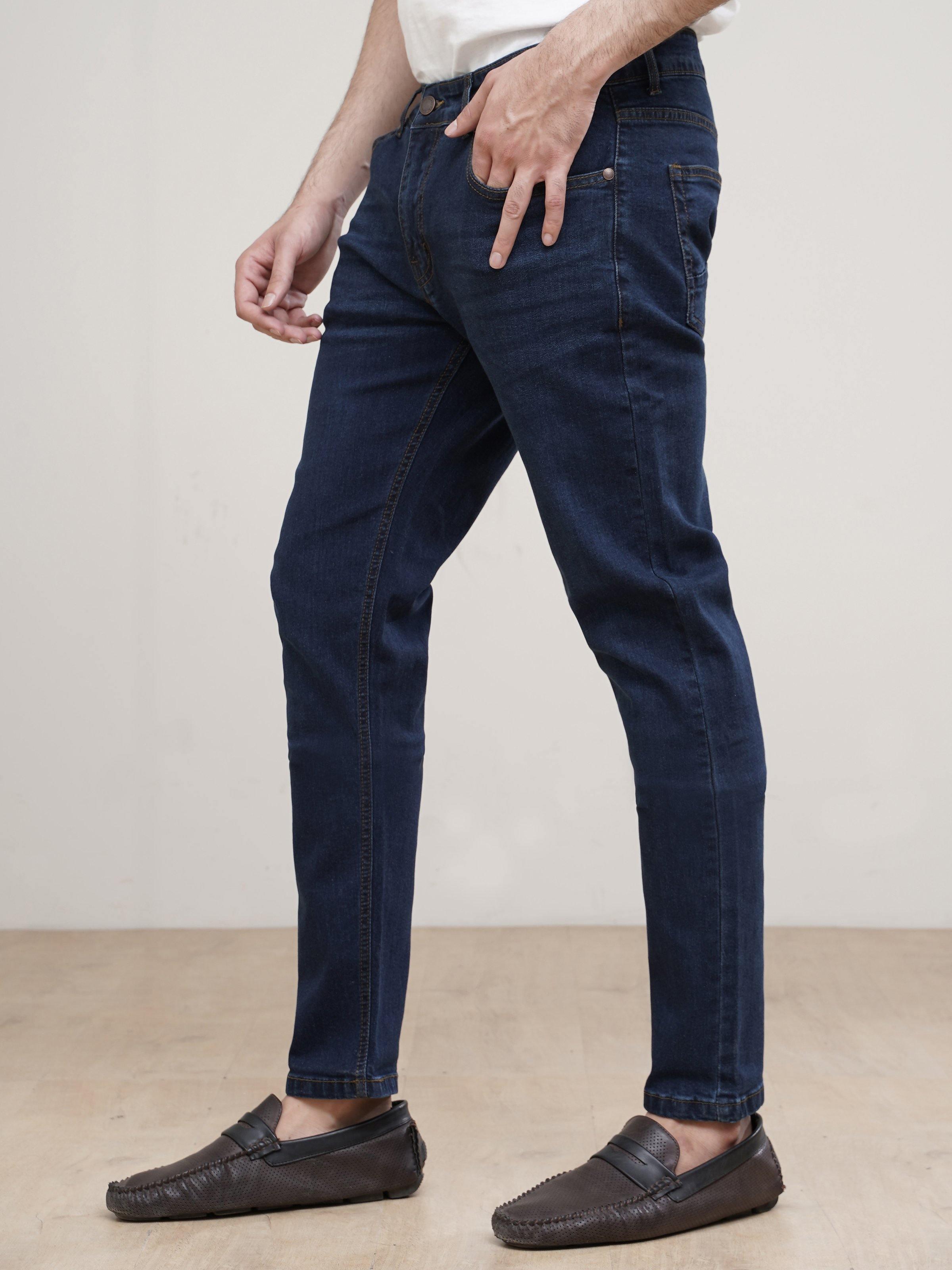 JEANS DARK BLUE at Charcoal Clothing