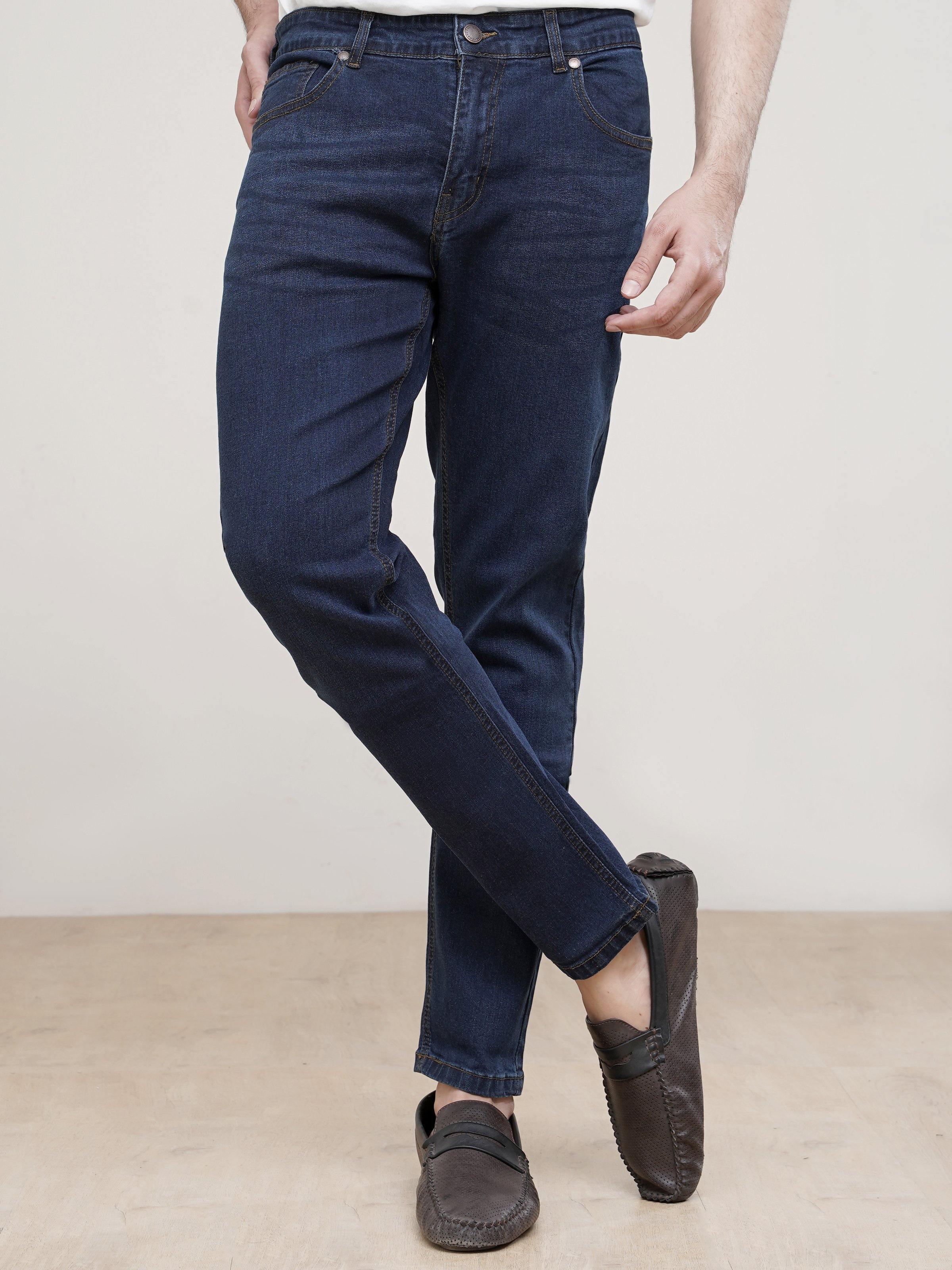 JEANS DARK BLUE at Charcoal Clothing