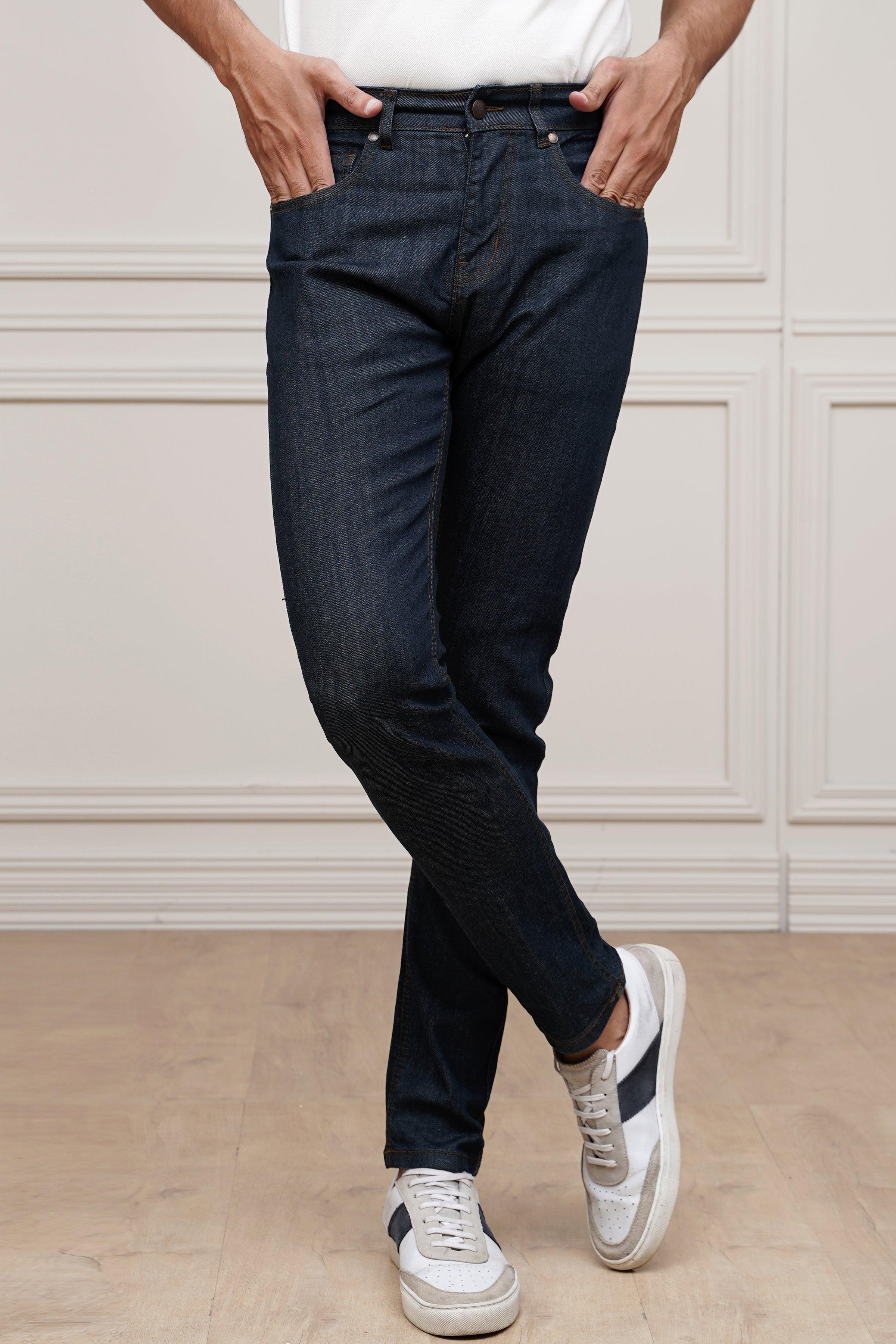 JEANS DARK NAVY at Charcoal Clothing