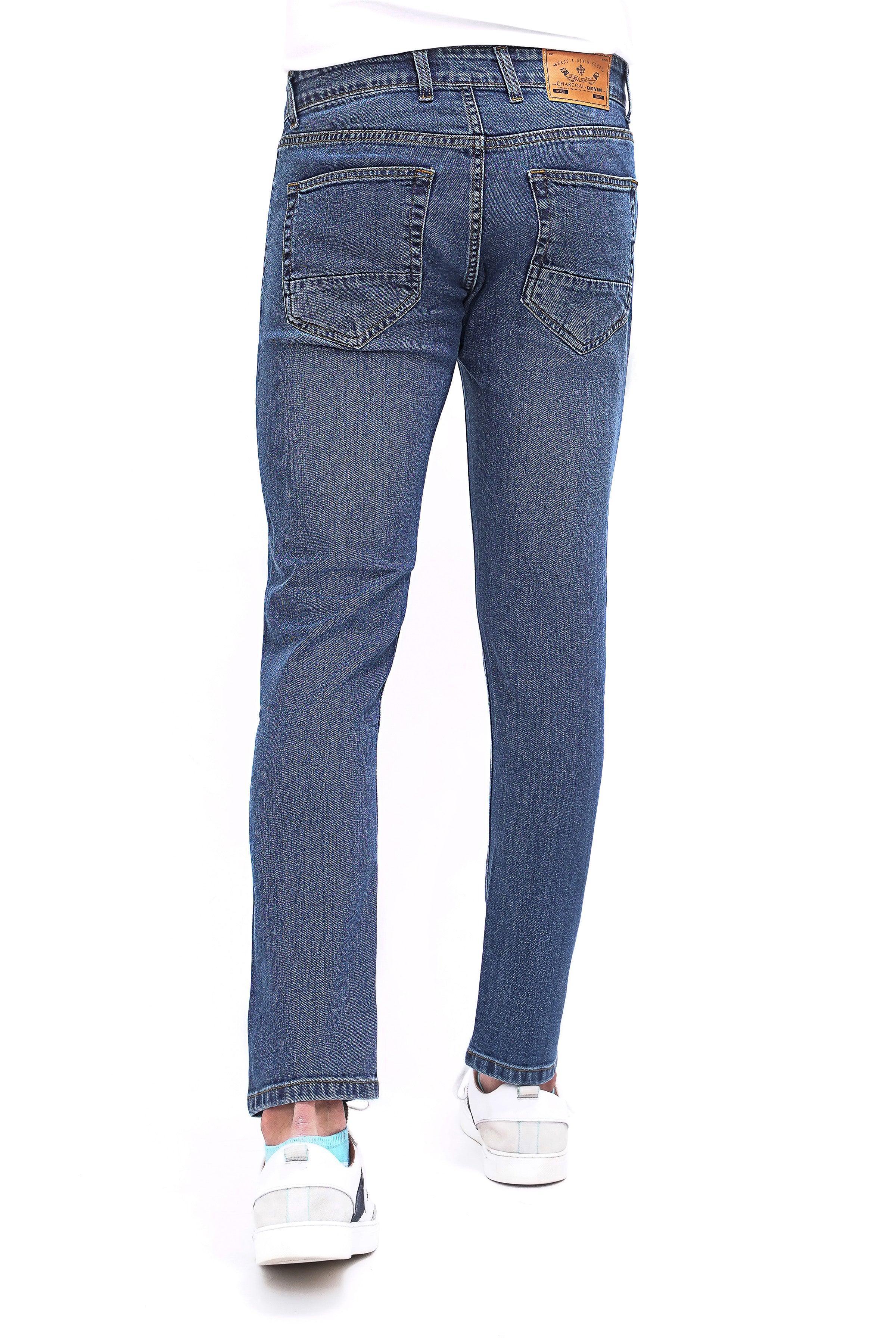 JEANS MID BLUE at Charcoal Clothing