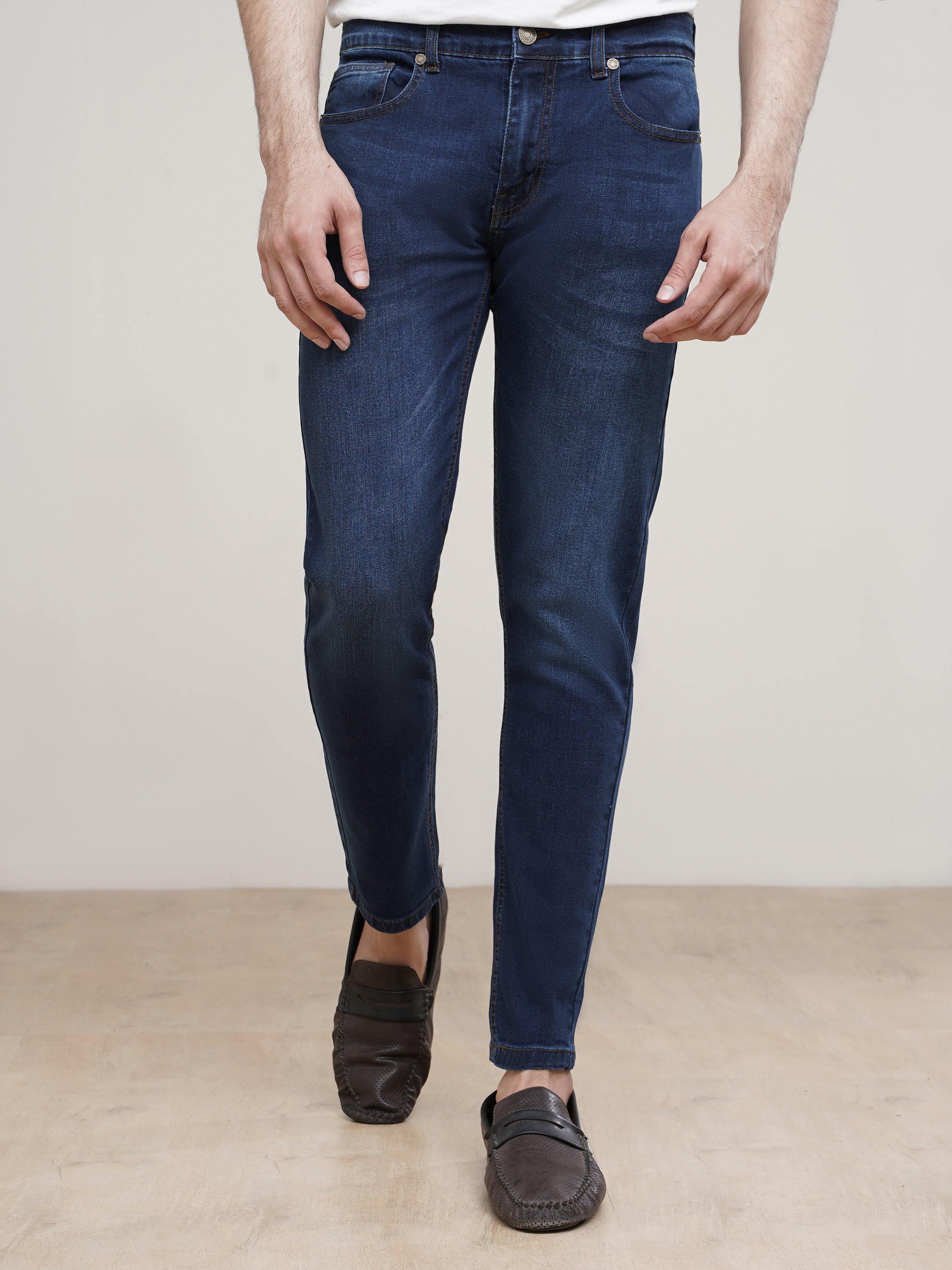 JEANS MID BLUE at Charcoal Clothing