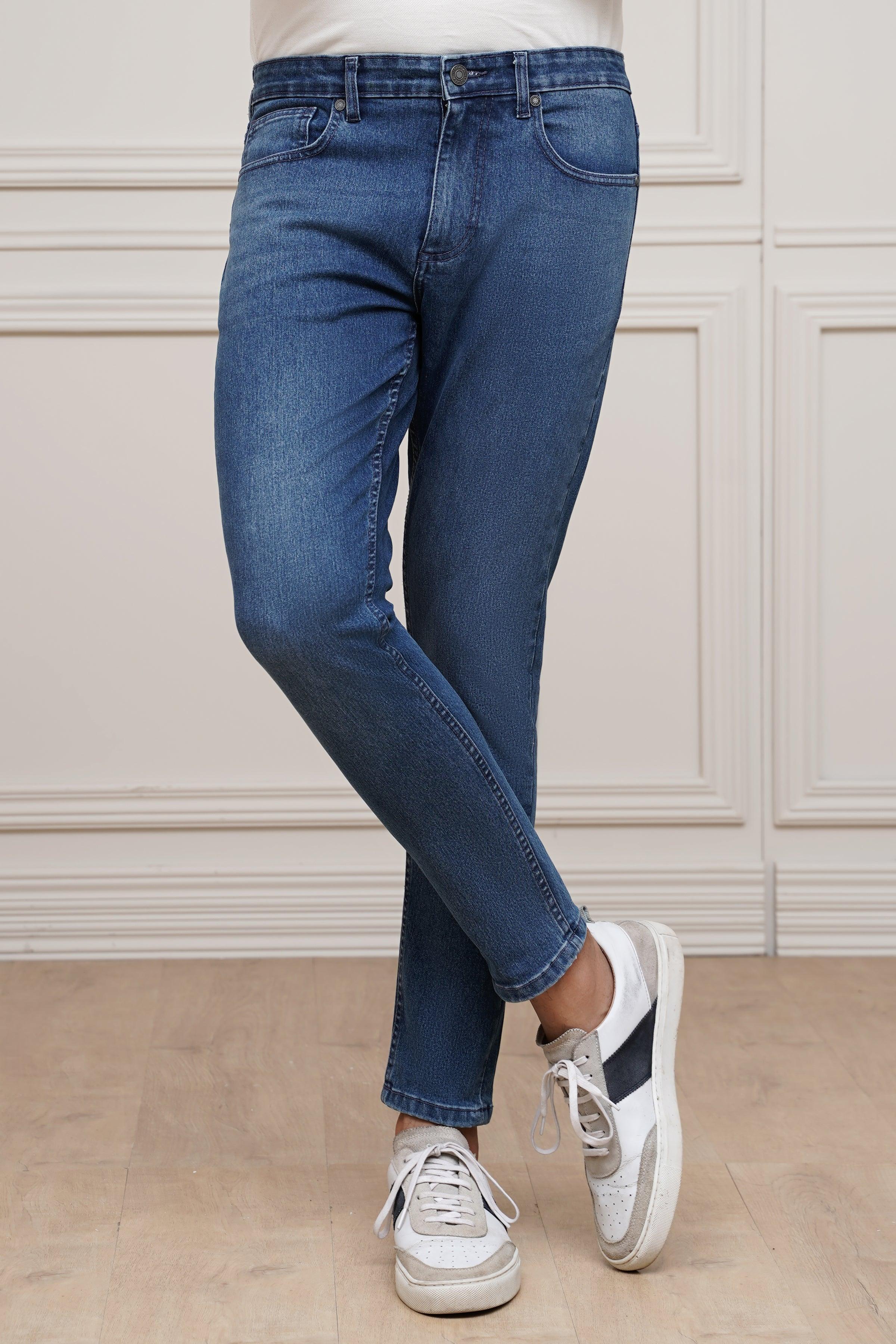 JEANS SKINNY LEG SKY BLUE at Charcoal Clothing