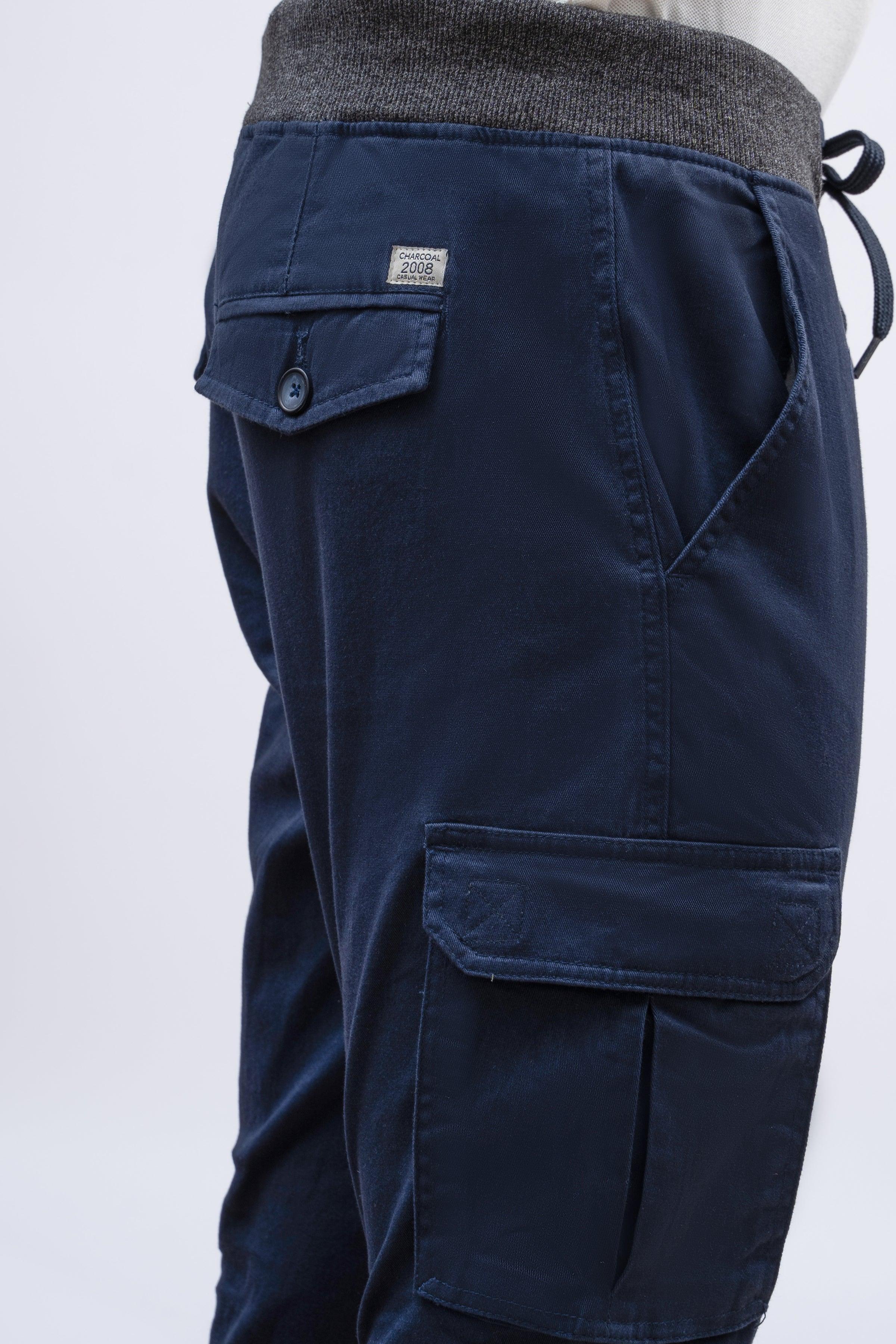 JOGGER TROUSER DARK NAVY at Charcoal Clothing