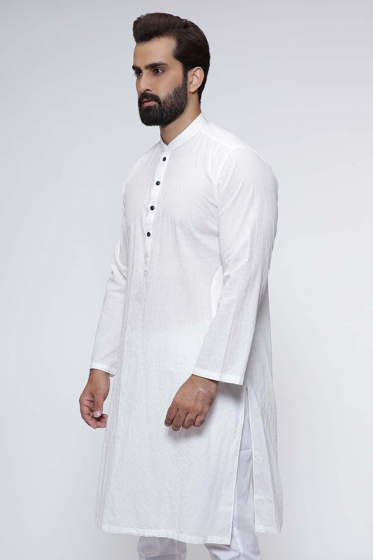 KURTA BAN COLLAR at Charcoal Clothing