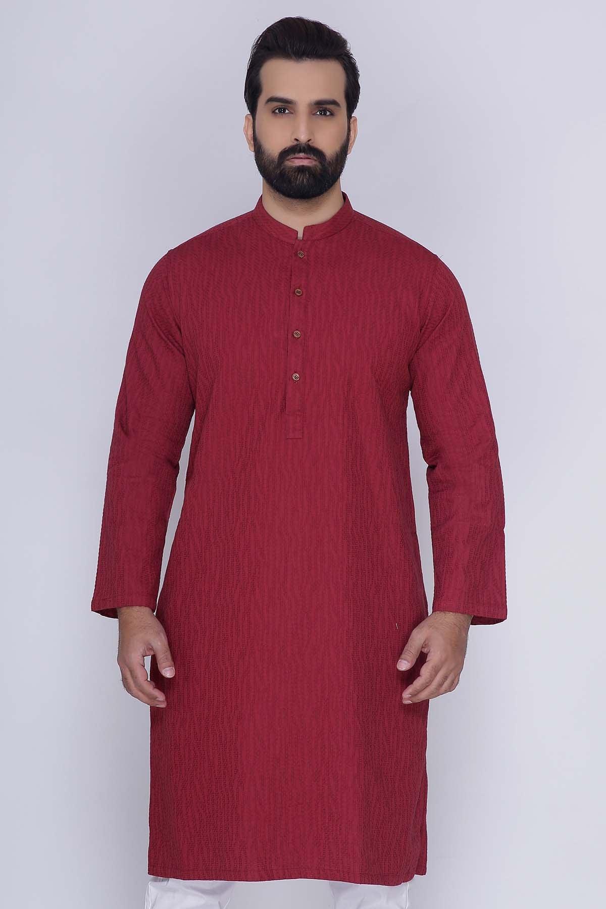 KURTA BAN COLLAR at Charcoal Clothing