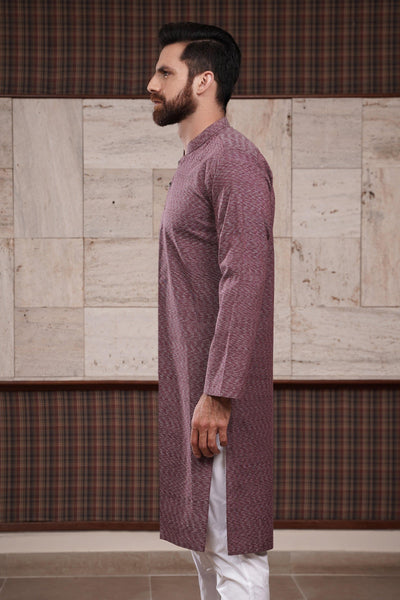 Rangreza Kurta Shalwar Ban Collar Navy | Ma-84 main image 0