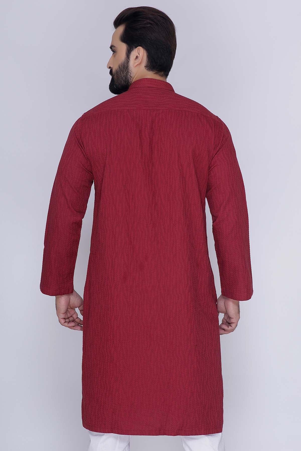 KURTA BAN COLLAR at Charcoal Clothing