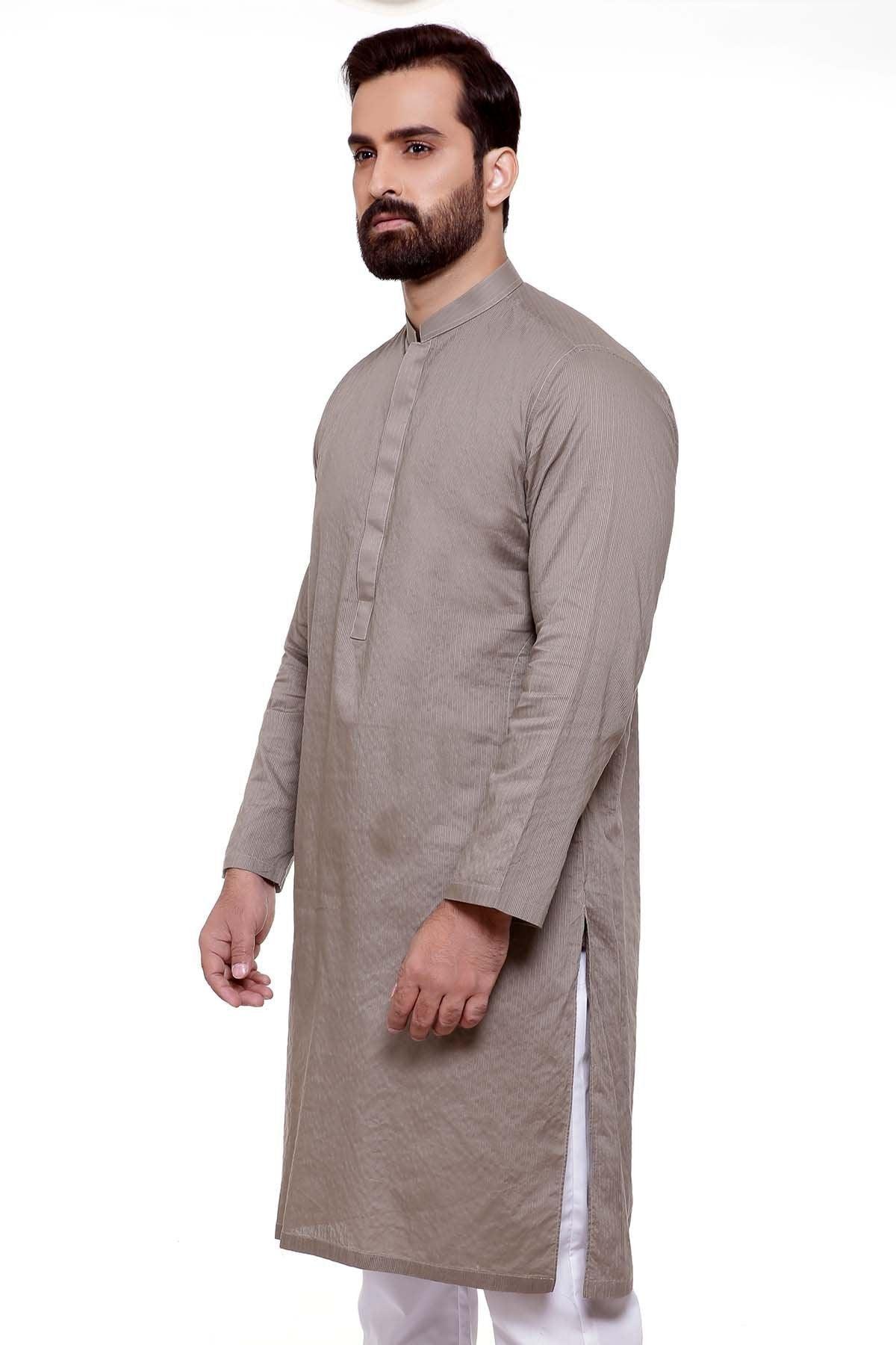 KURTA BAN COLLAR at Charcoal Clothing