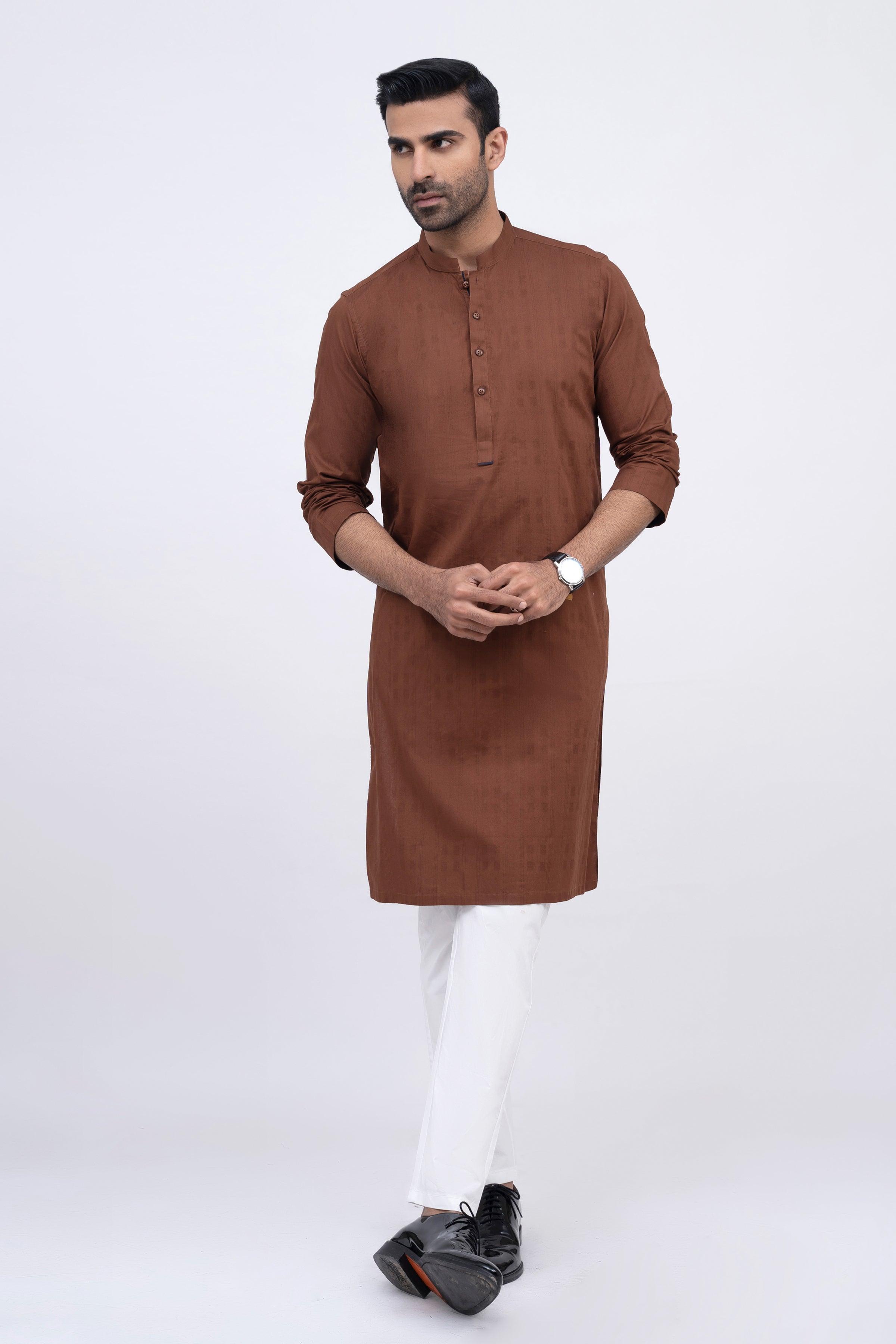 KURTA BROWN at Charcoal Clothing