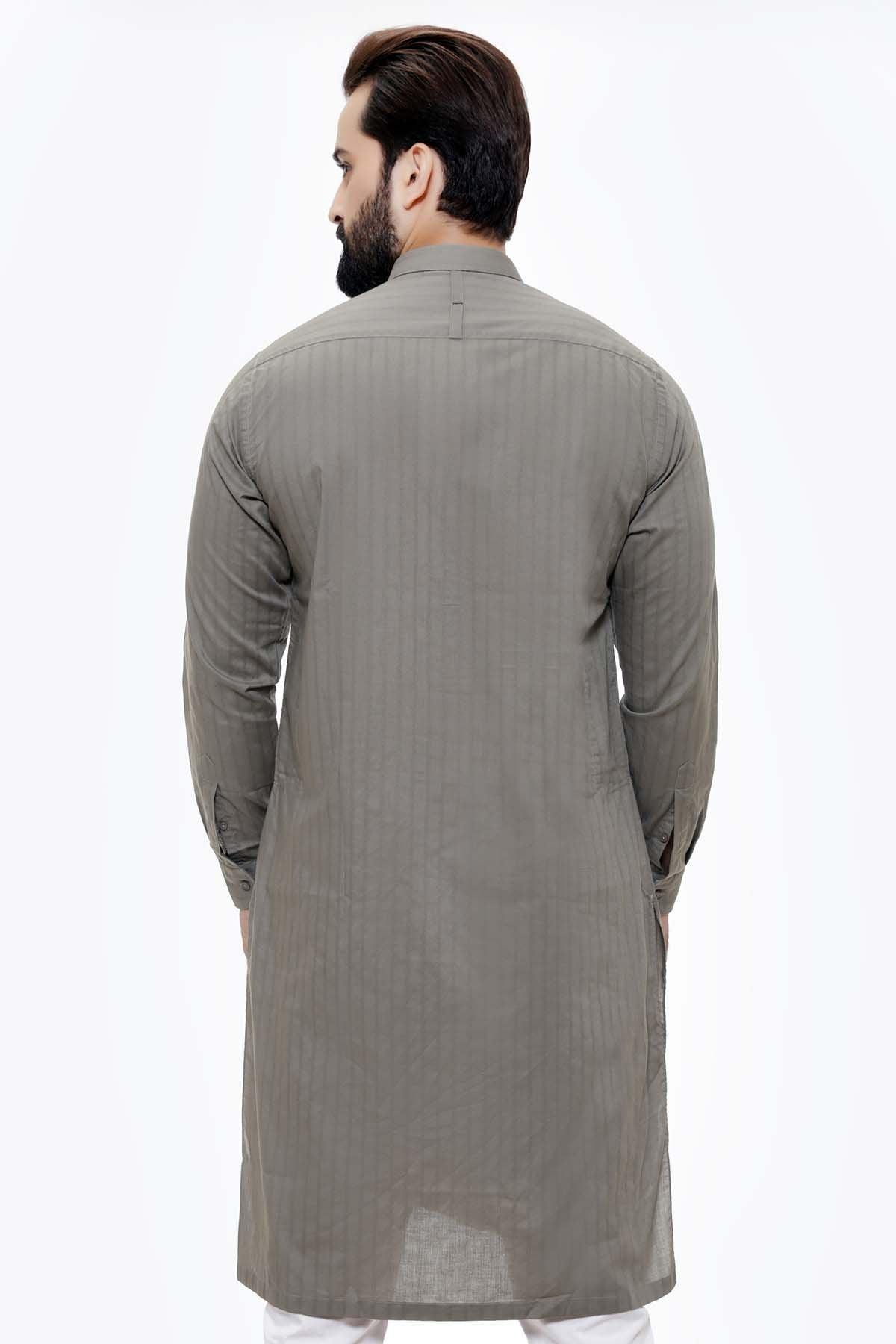 KURTA CUFF COLLAR at Charcoal Clothing