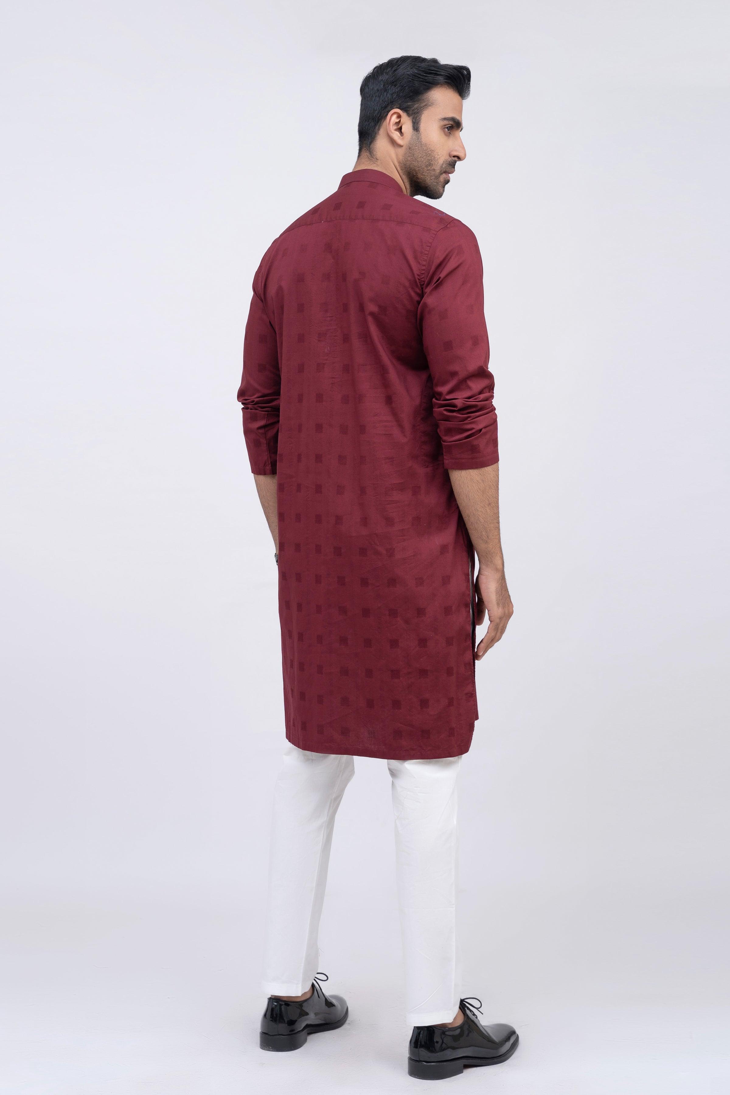 KURTA MAROON at Charcoal Clothing