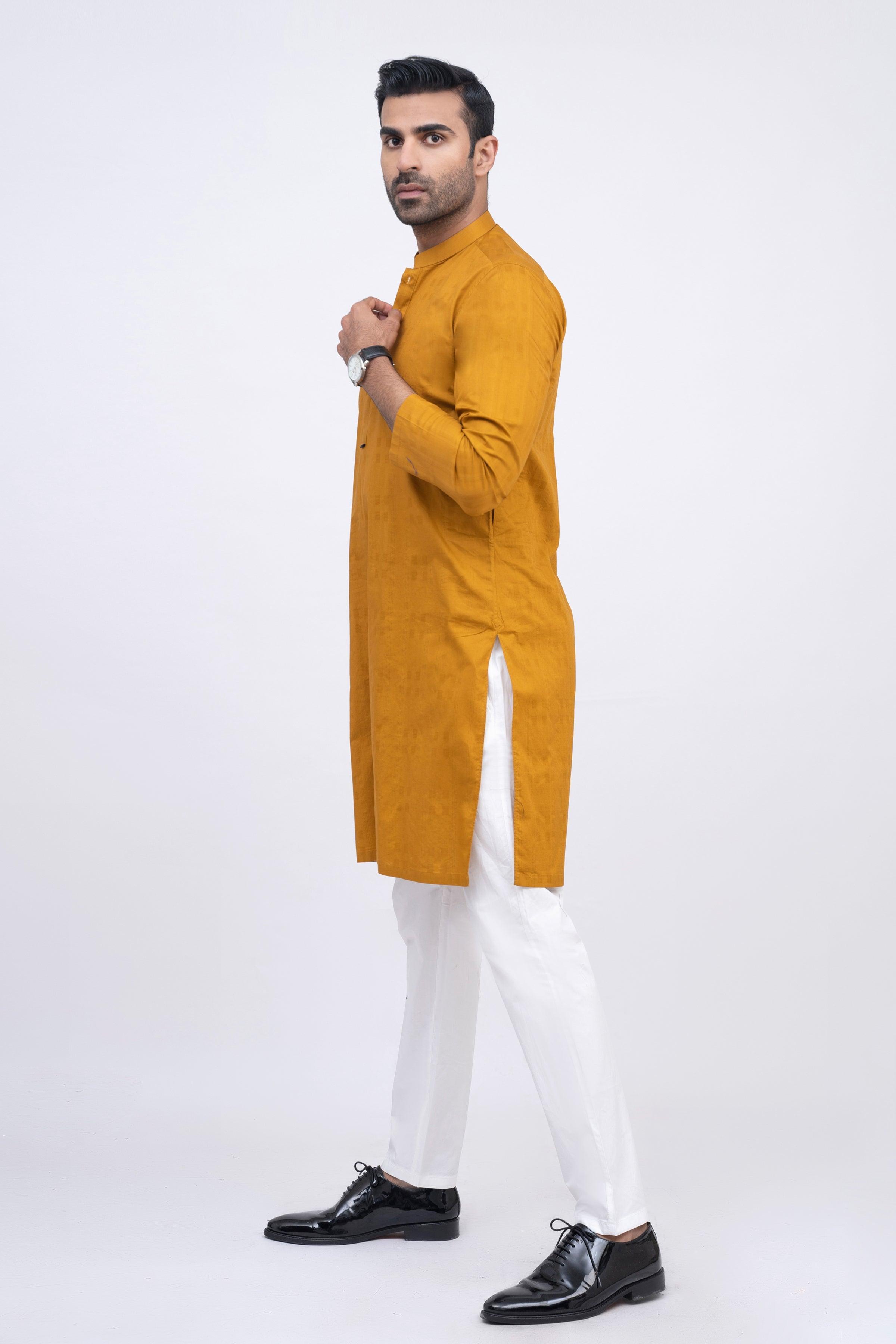 KURTA MUSTARD at Charcoal Clothing