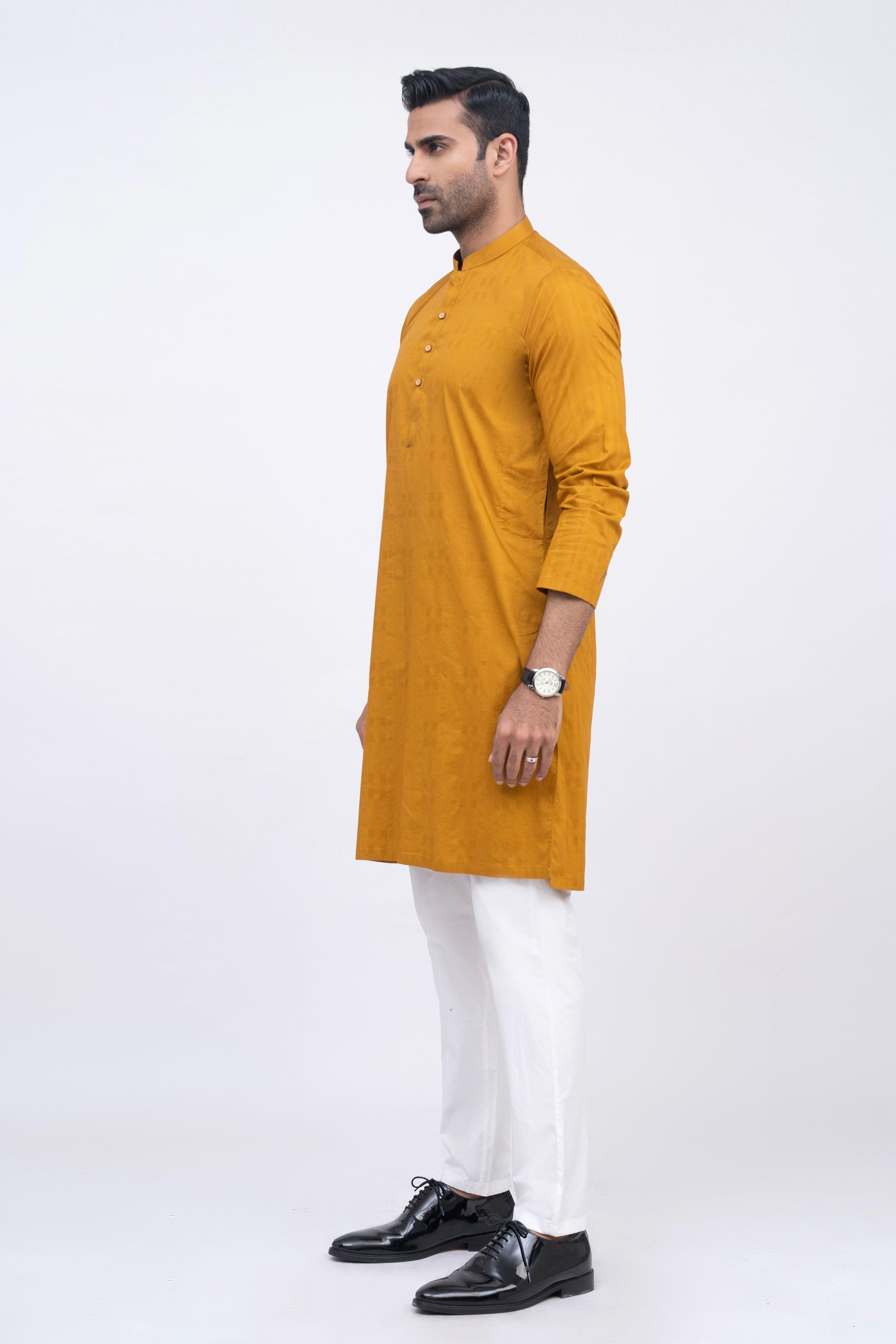 KURTA MUSTARD at Charcoal Clothing