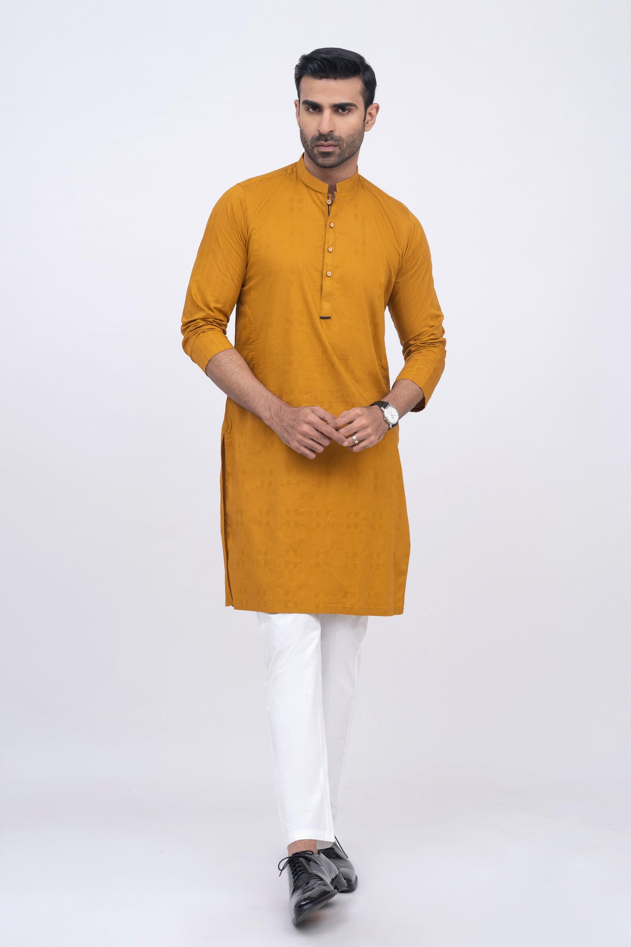 KURTA MUSTARD at Charcoal Clothing