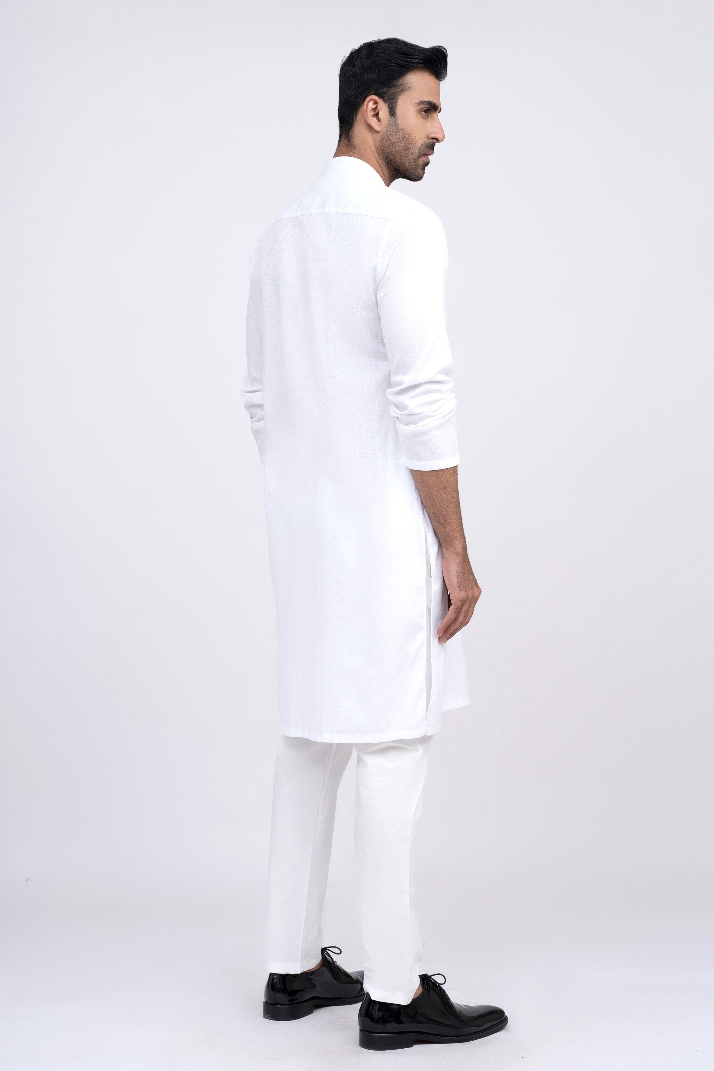 KURTA WHITE at Charcoal Clothing