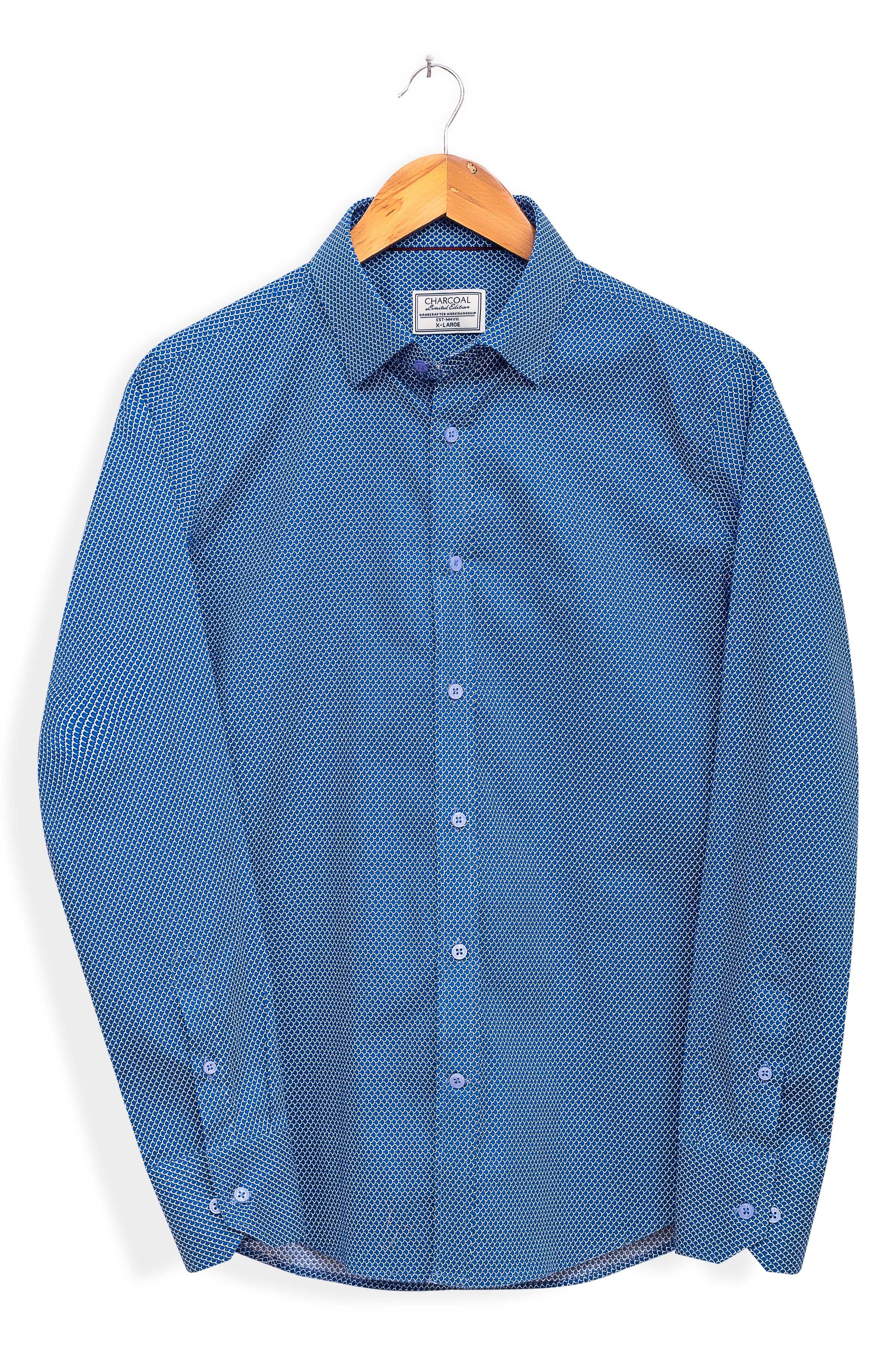 LIMITED EDITION SHIRTS BLUE at Charcoal Clothing