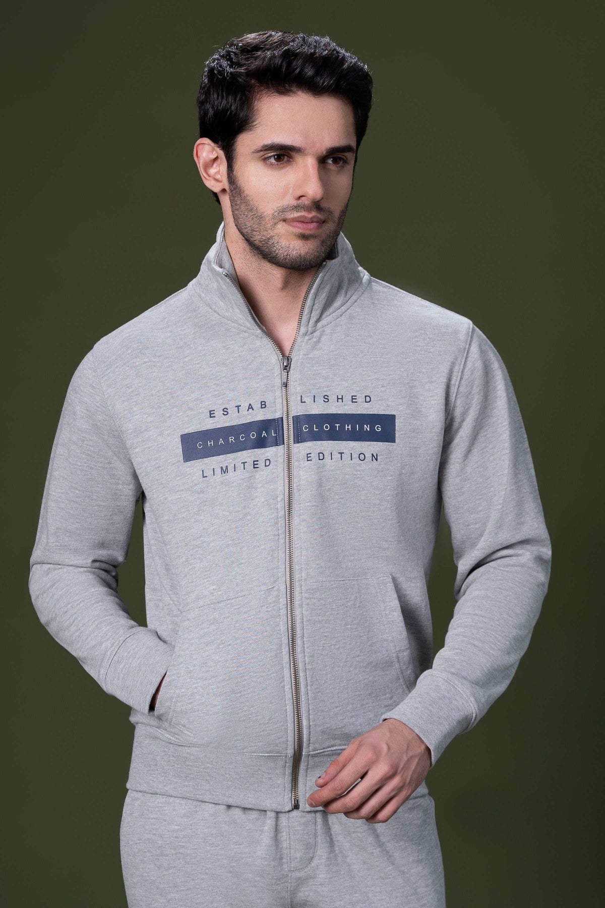 Mock Neck Seamed Jackets