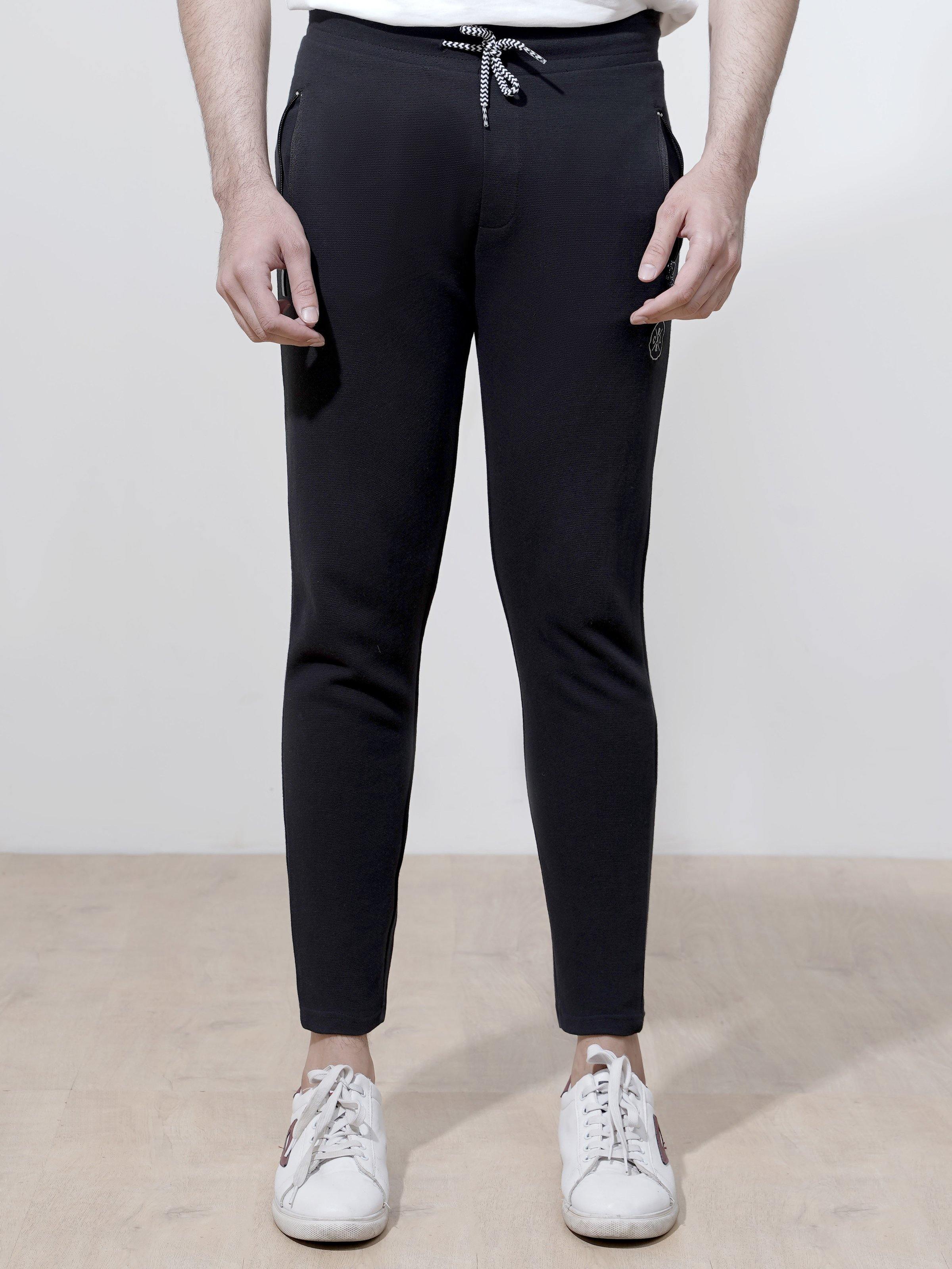 OTTOMAN JOGGER  TROUSER BLACK at Charcoal Clothing
